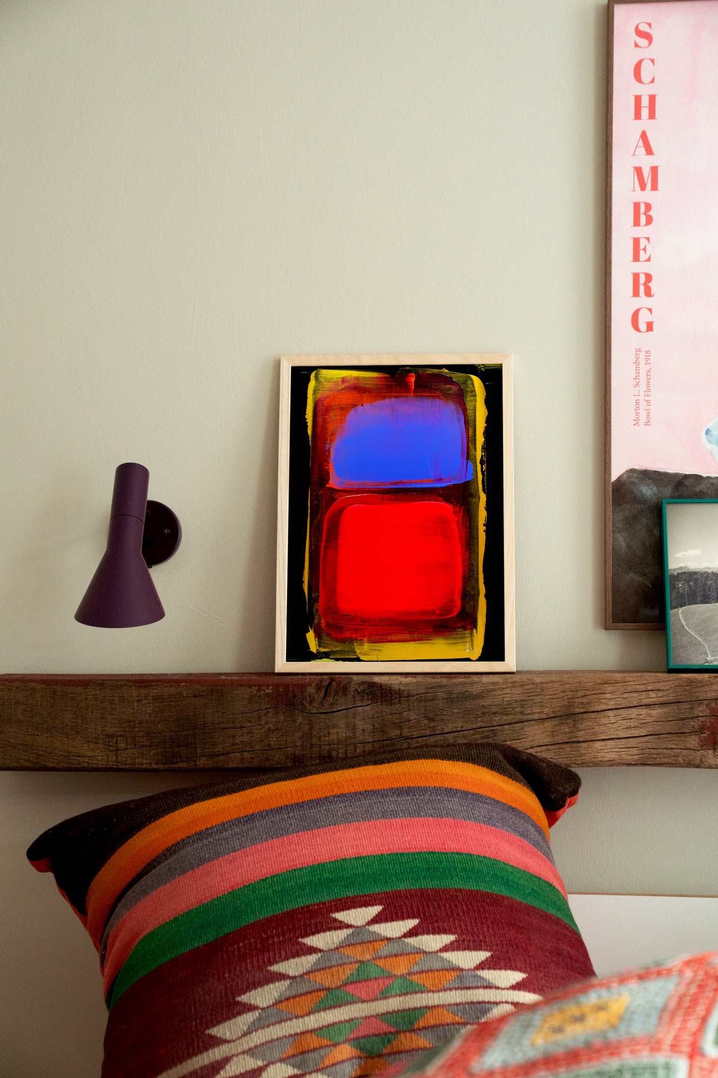 Kunstdruck „Rothko Hommage (Blau & Rot)“ | Design by Lisa Geyer