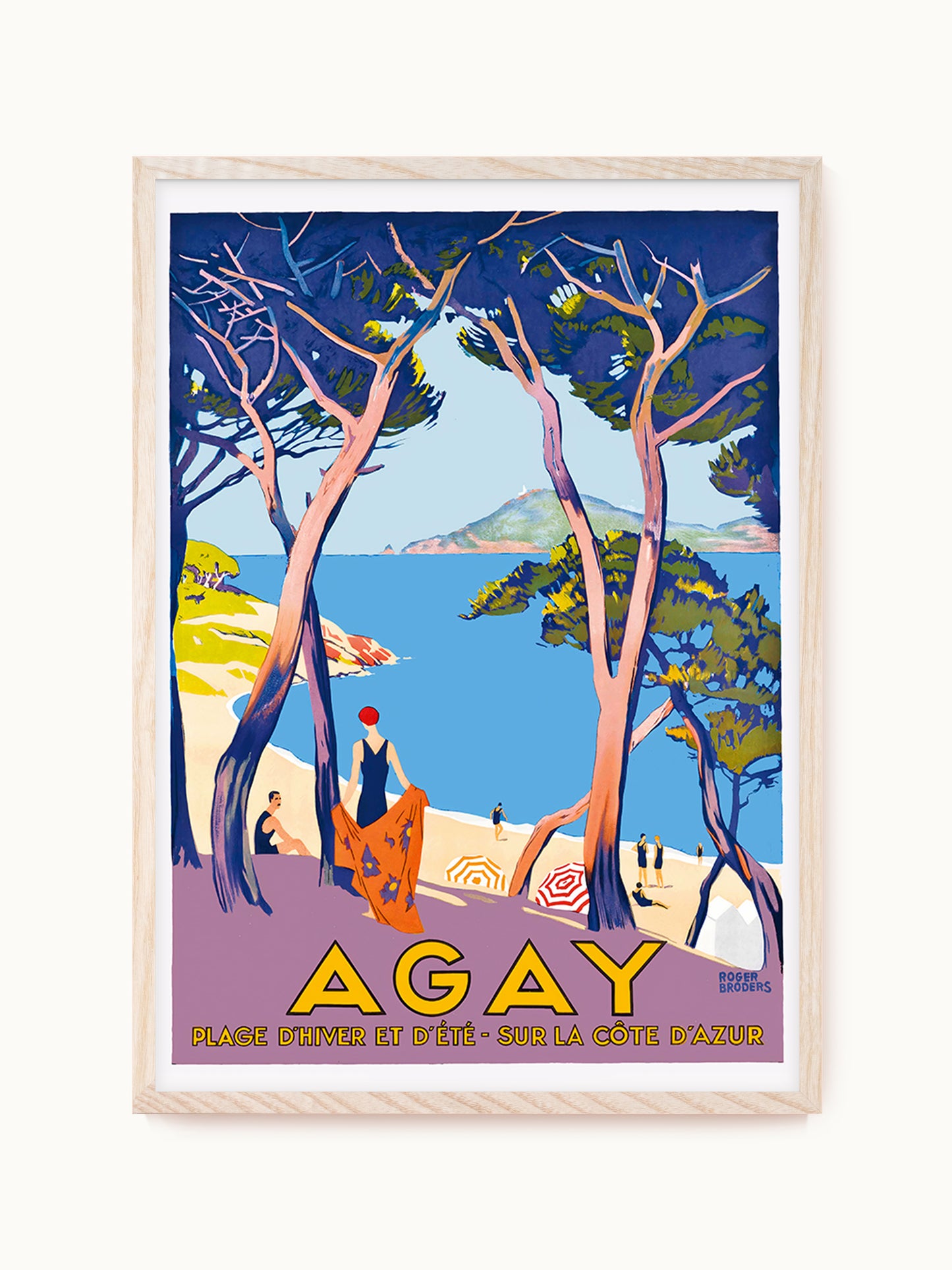 Kunstdruck Roger Broders | Agay