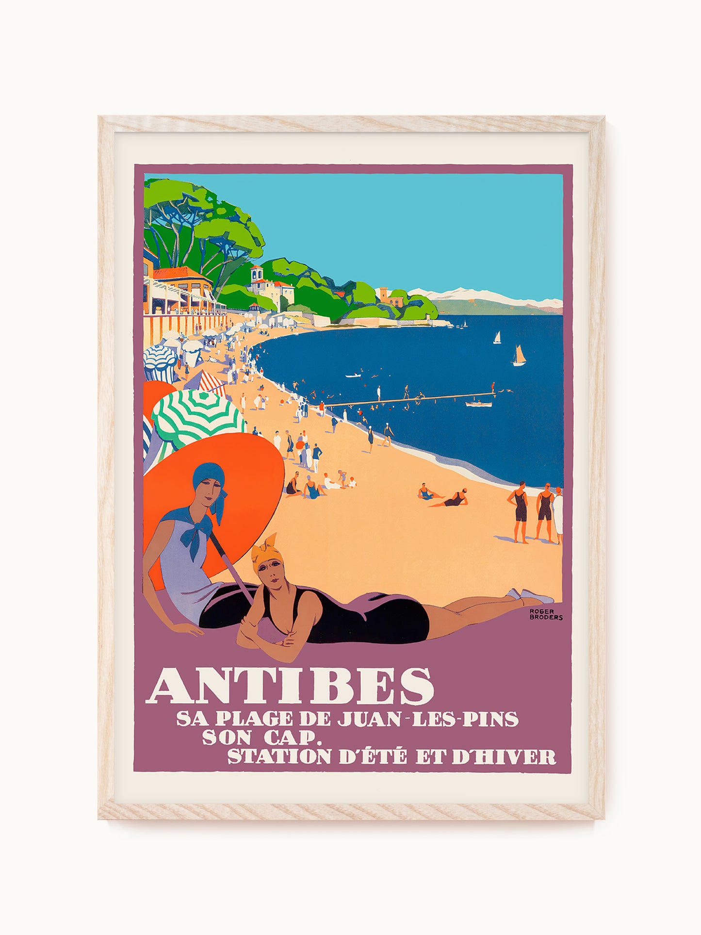 Kunstdruck Roger Broders | Antibes