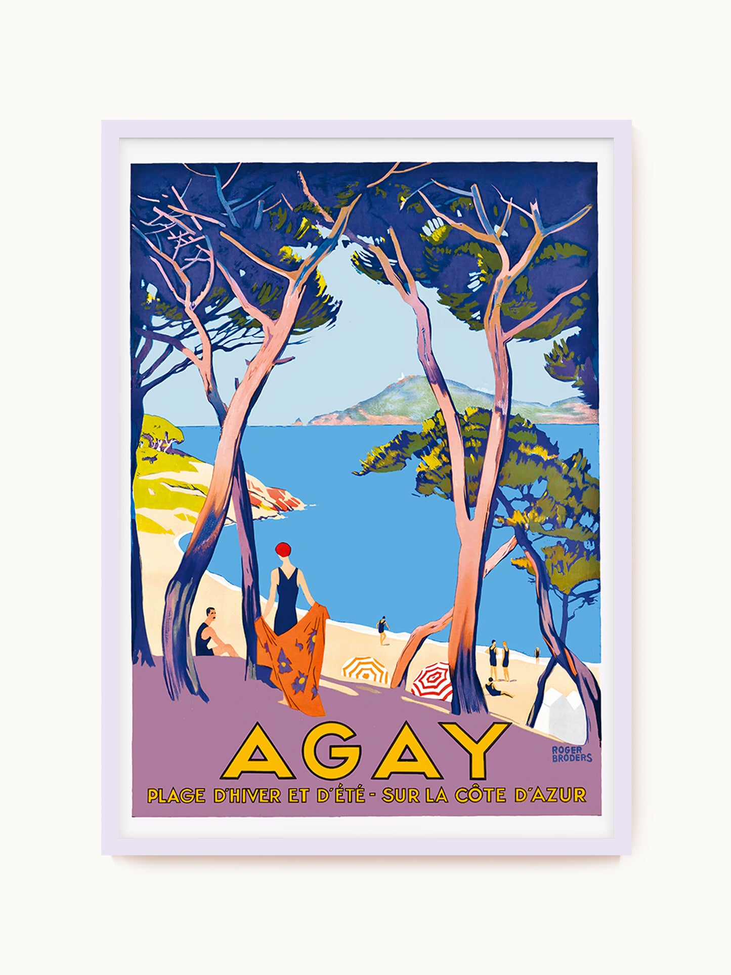 Kunstdruck Roger Broders | Agay