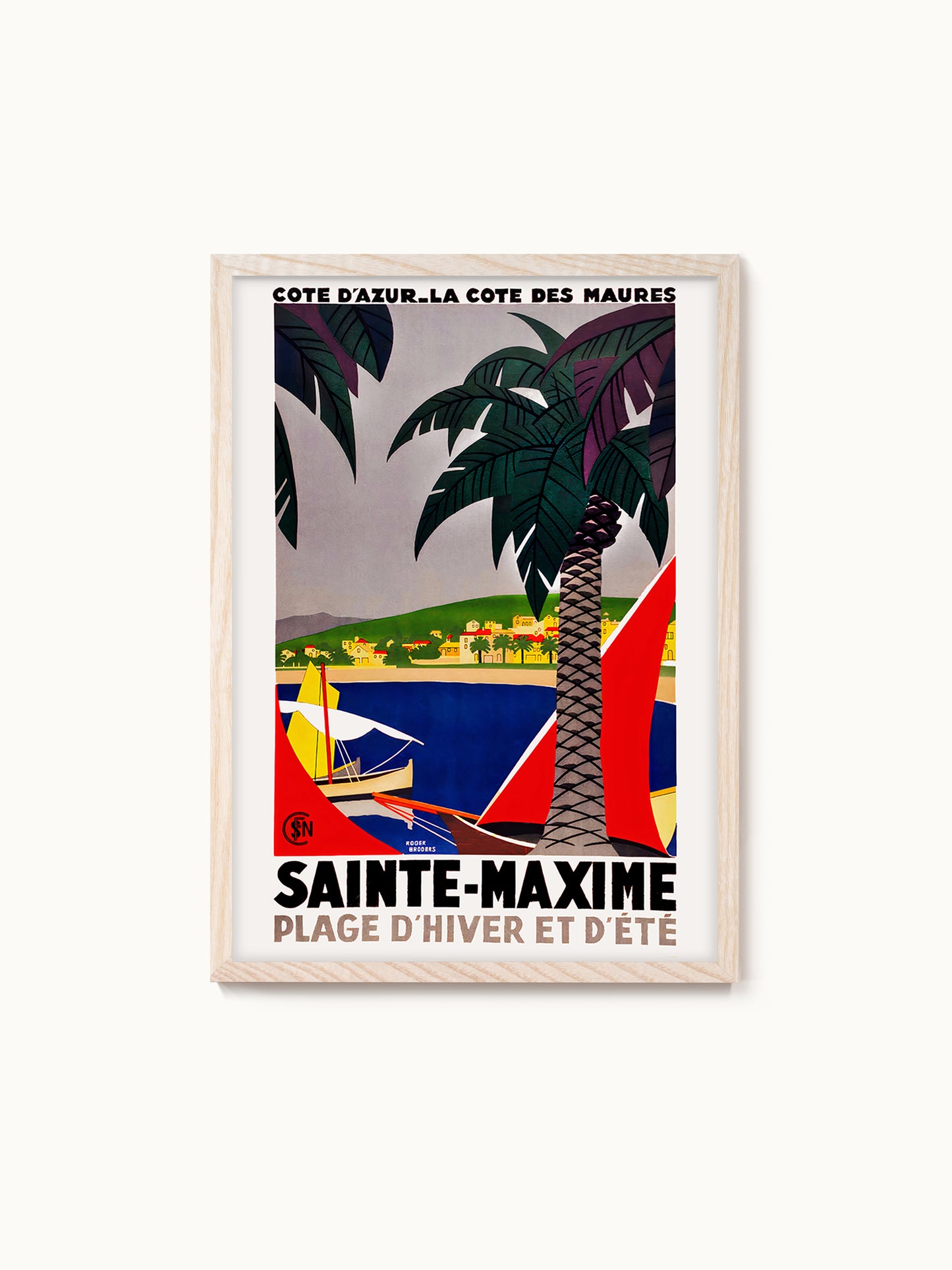 Kunstdruck Roger Broders | Saint-Maxime