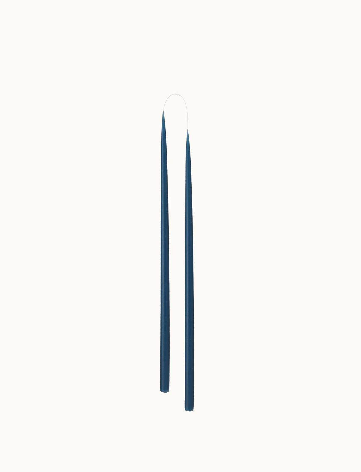 Slim Hand Dipped Candles 2er Paar 28 cm | Marine Blue von Kunstindustrien