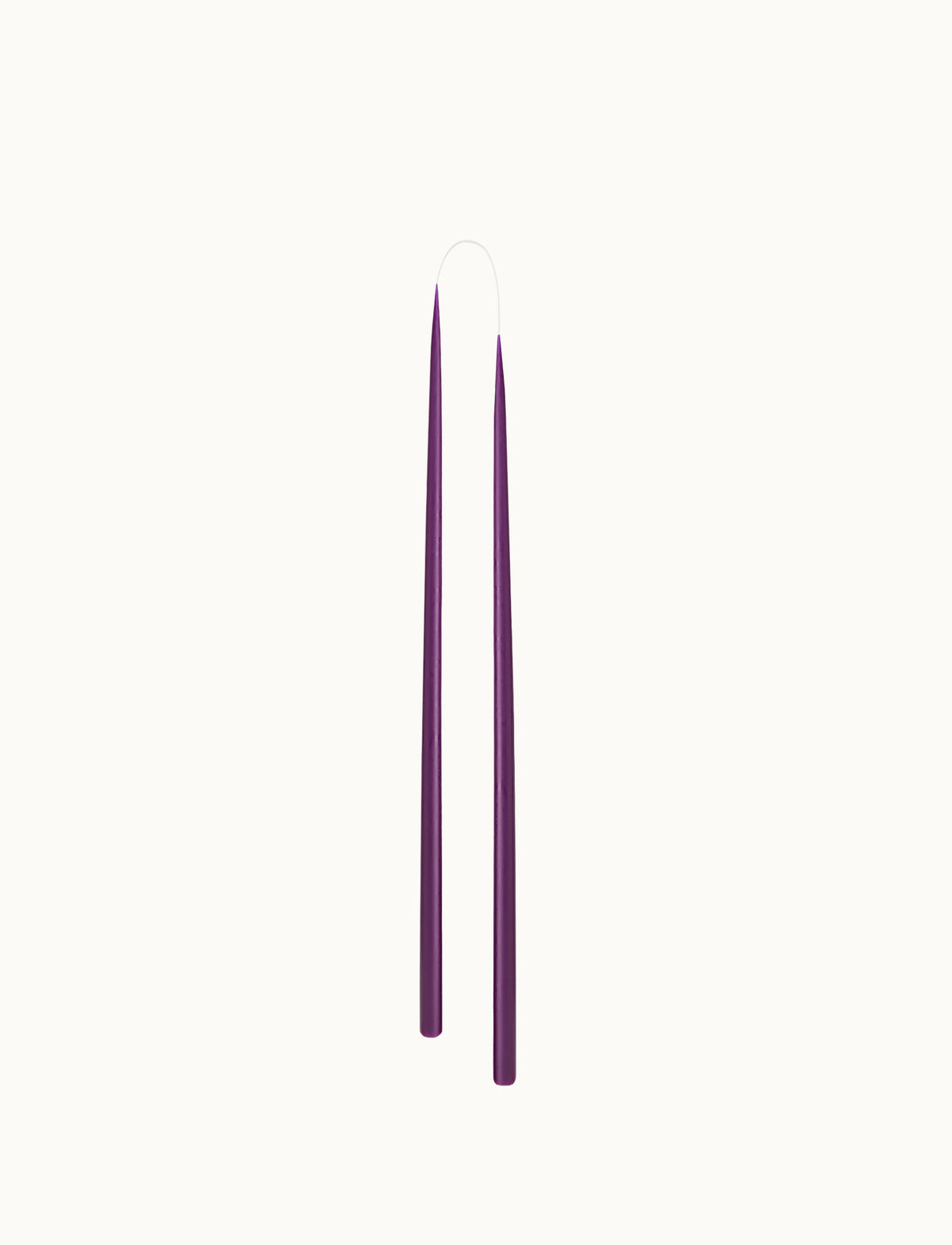 Slim Hand Dipped Candles 2er Paar 28 cm | Violet von Kunstindustrien