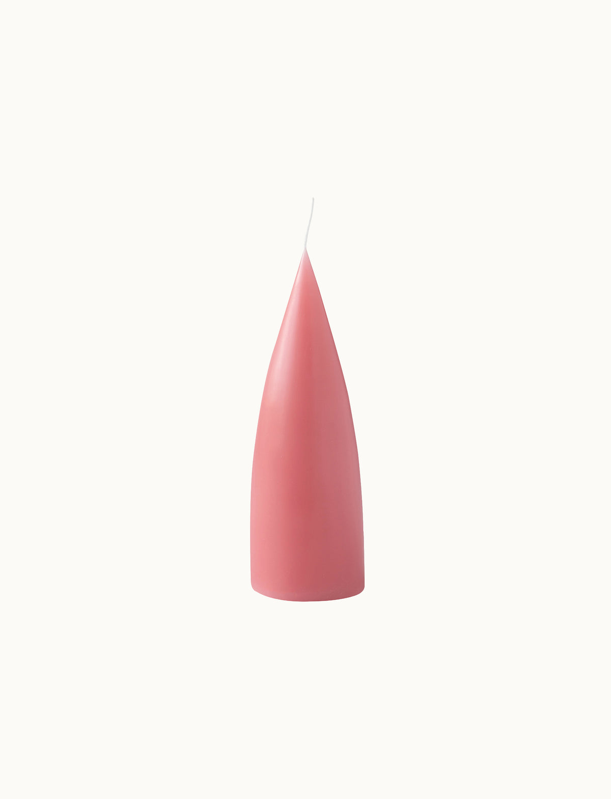 Kegelkerze Cone in Dark Old Rose | Handgetaucht von Kunstindustrien