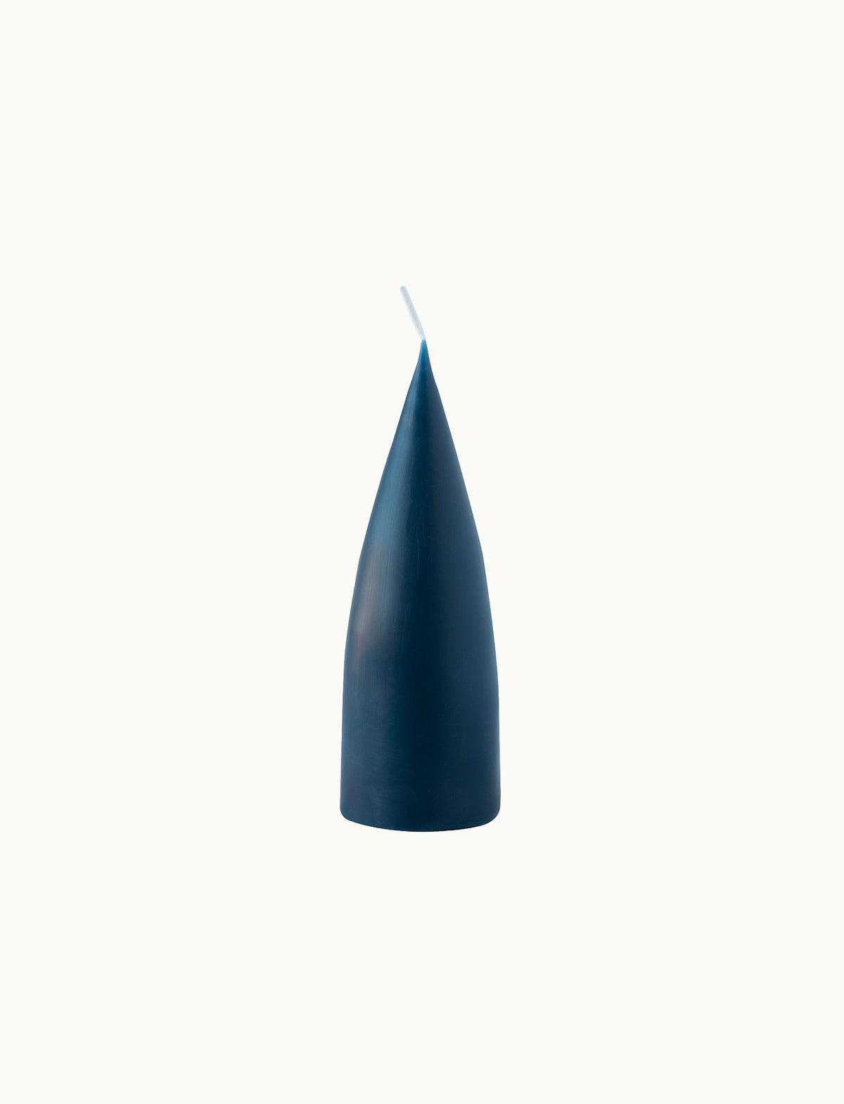 Kegelkerze Cone in Marine Blue | Handgetaucht von Kunstindustrien