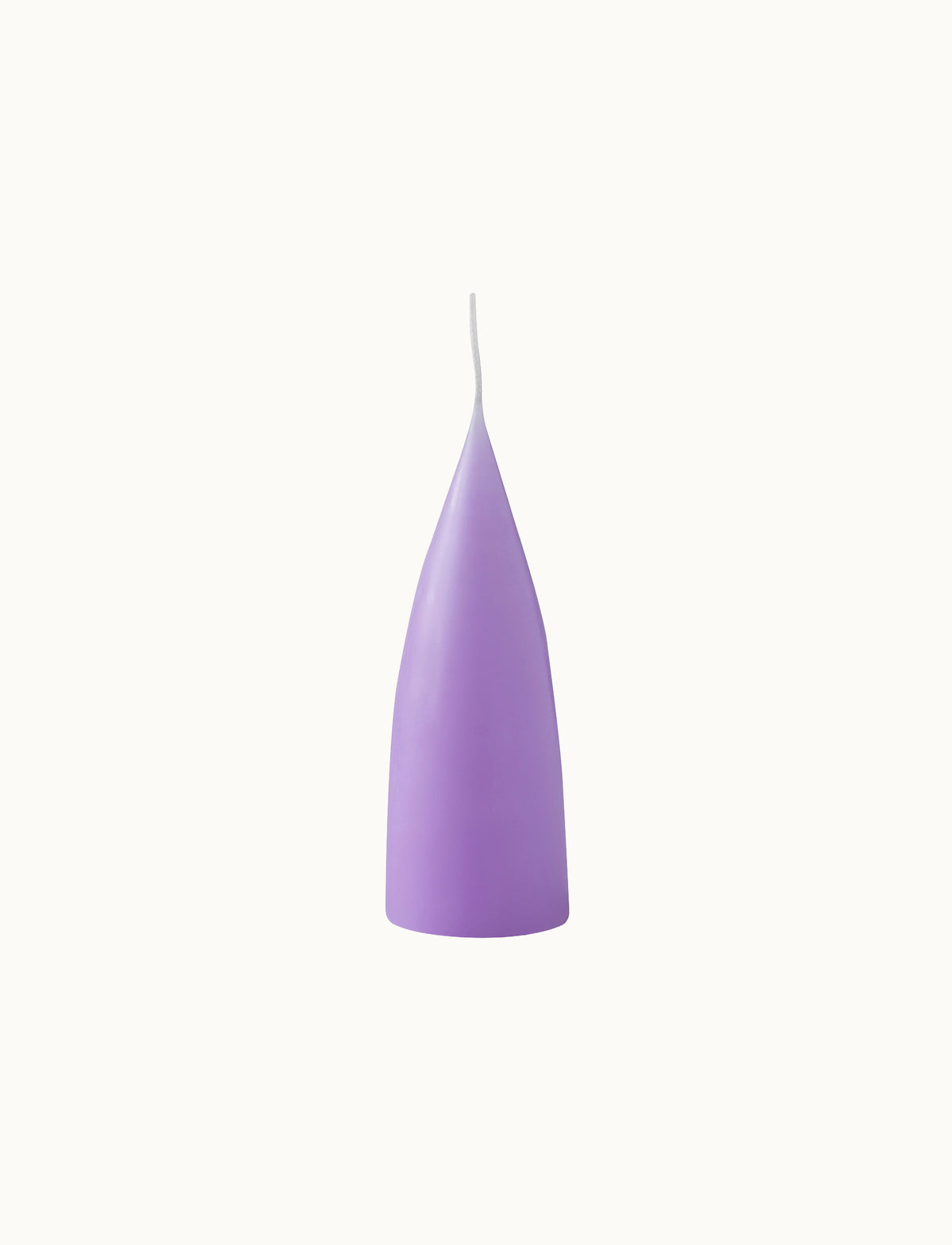 Kegelkerze Cone in Pastel Purple | Handgetaucht von Kunstindustrien