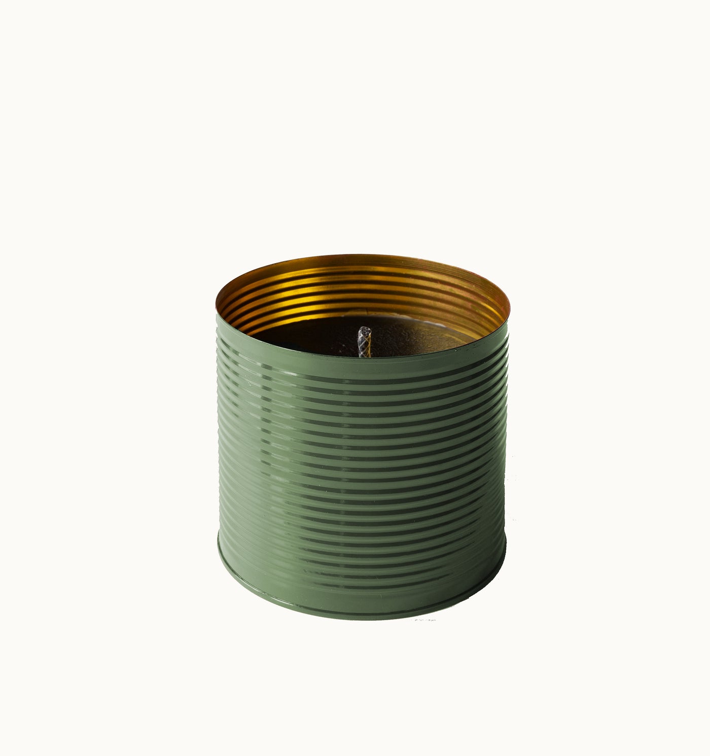 Outdoor-Kerze "Olive Green" | 90h Brenndauer von Kunstindustrien