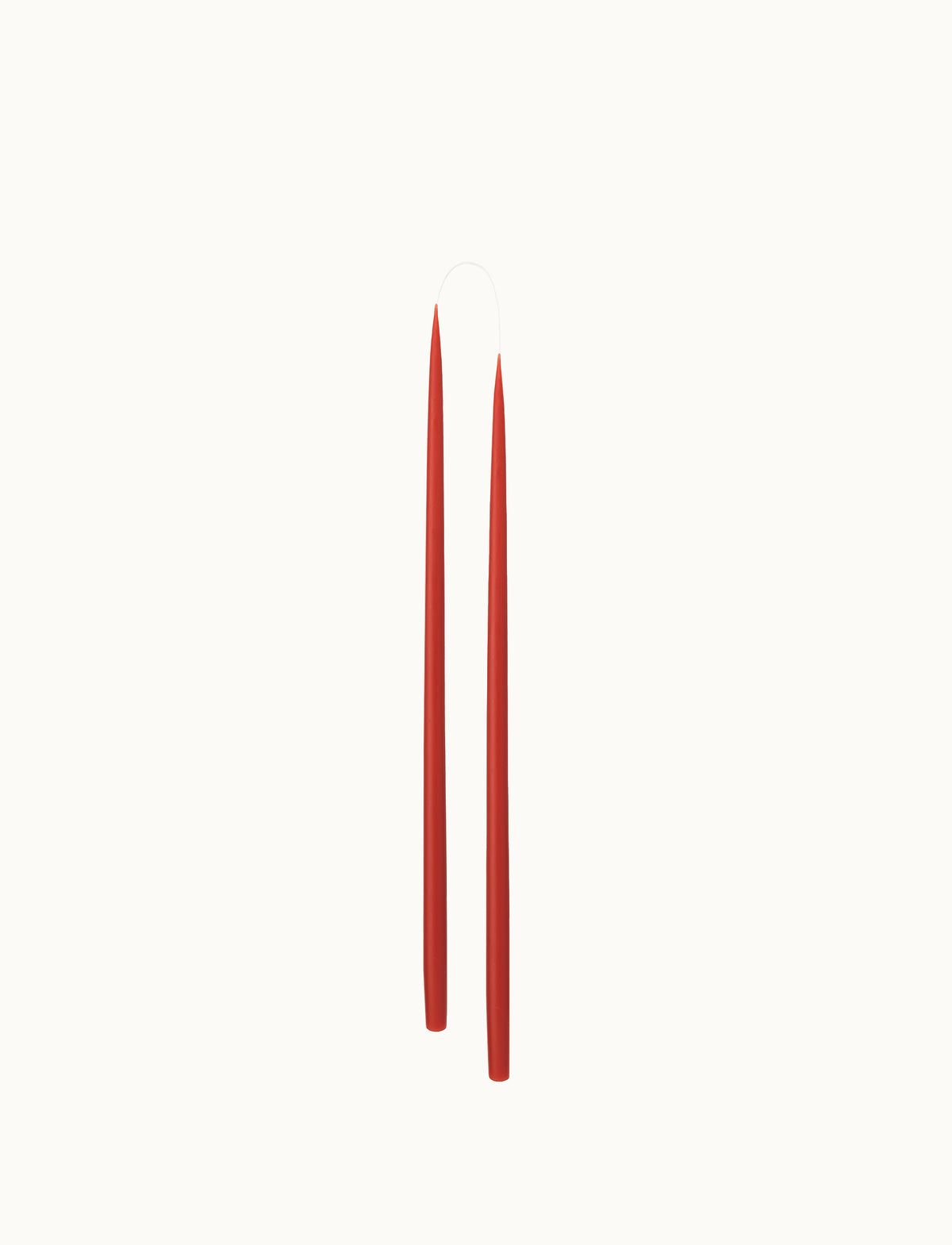 Slim Hand Dipped Candles 2er Paar 28 cm | Rust von Kunstindustrien