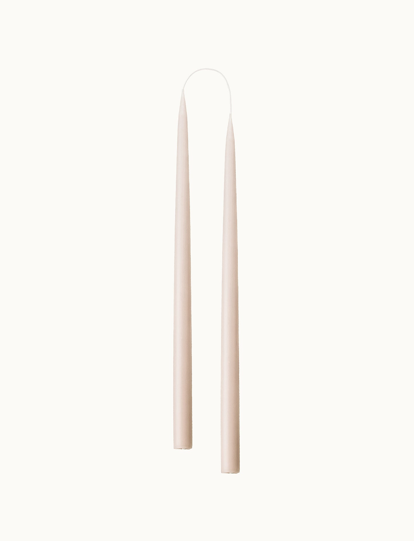 Hand Dipped Candles 2er Set 35 cm | Nude von Kunstindustrien