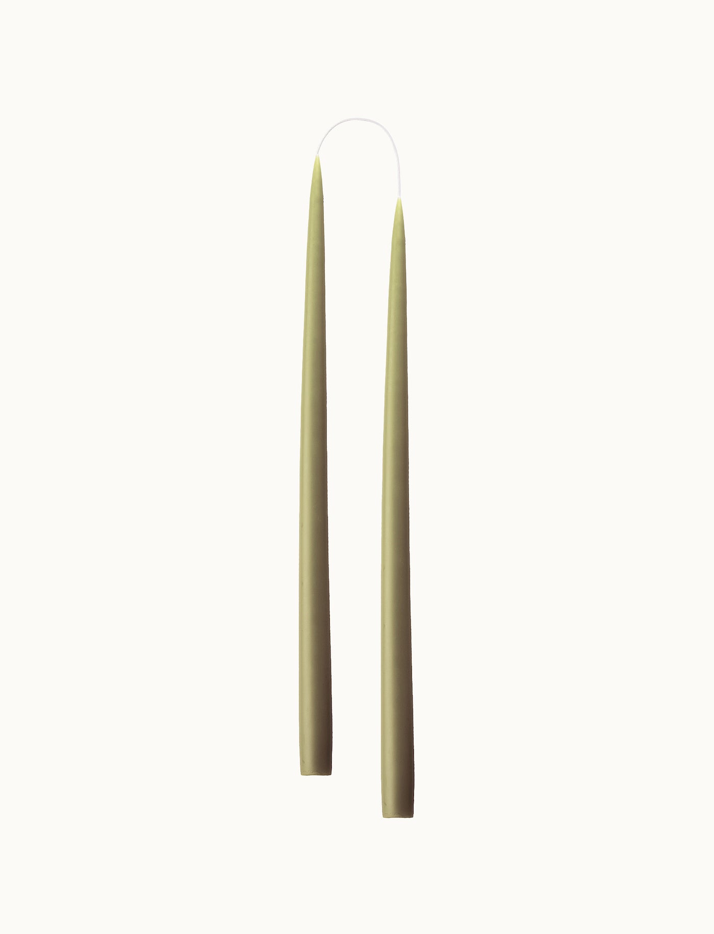 Hand Dipped Candles 2er Set 35 cm | Olive von Kunstindustrien