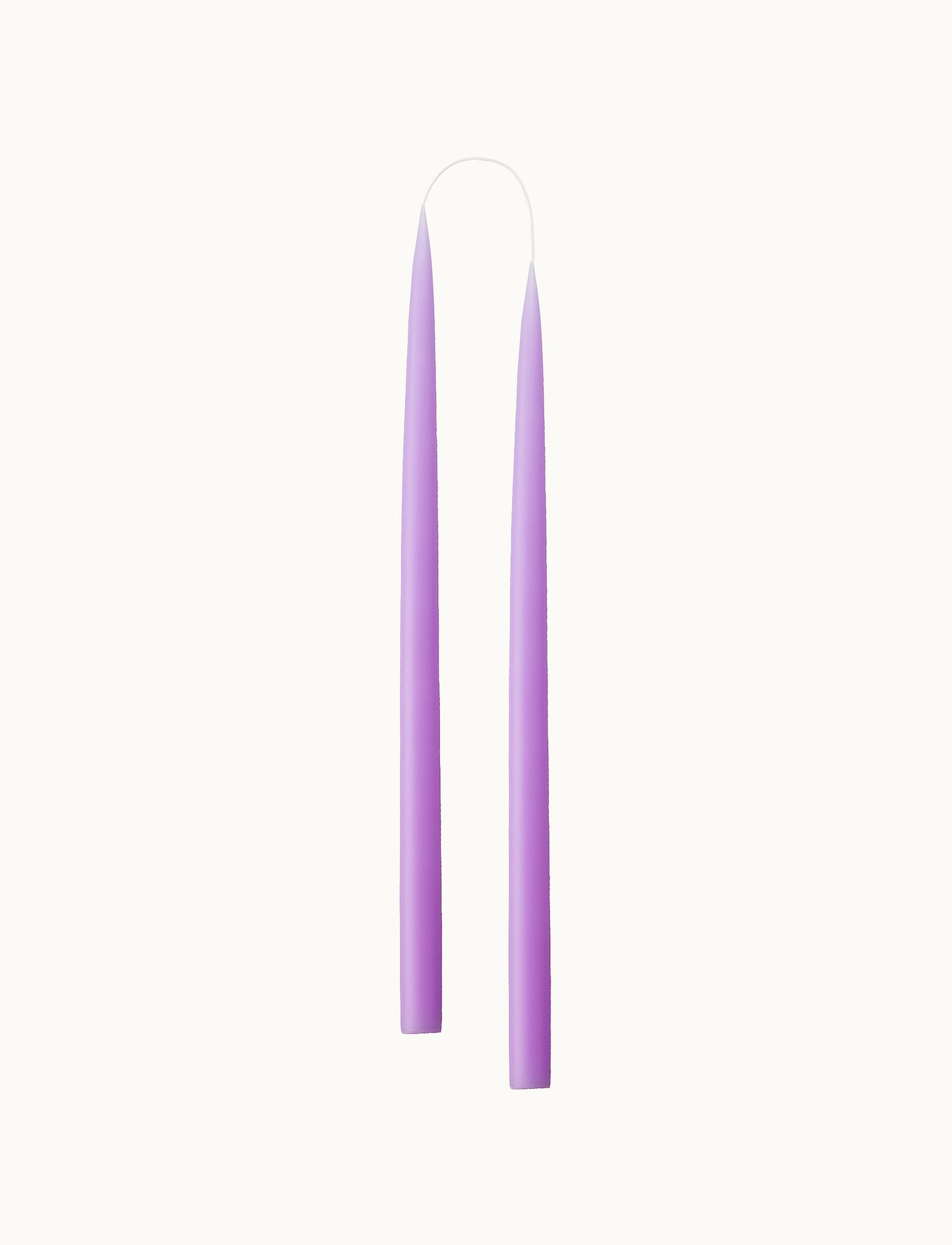 Hand Dipped Candles 2er Set 35 cm | Pastel Purple von Kunstindustrien