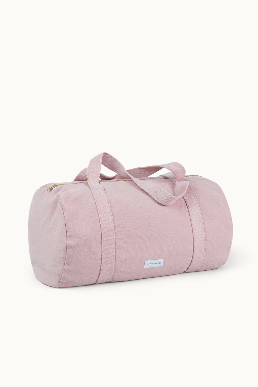 Weekender Bowling Bag | Bio-Baumwolle in Delicate Pink von Les Pensionnaires