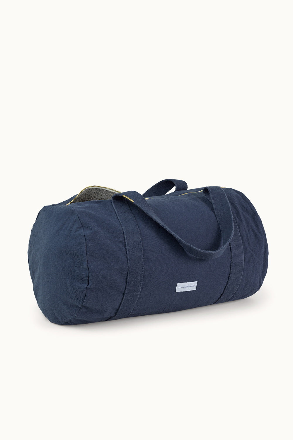 Weekender Bowling Bag | Bio-Baumwolle in Storm Blue von Les Pensionnaires