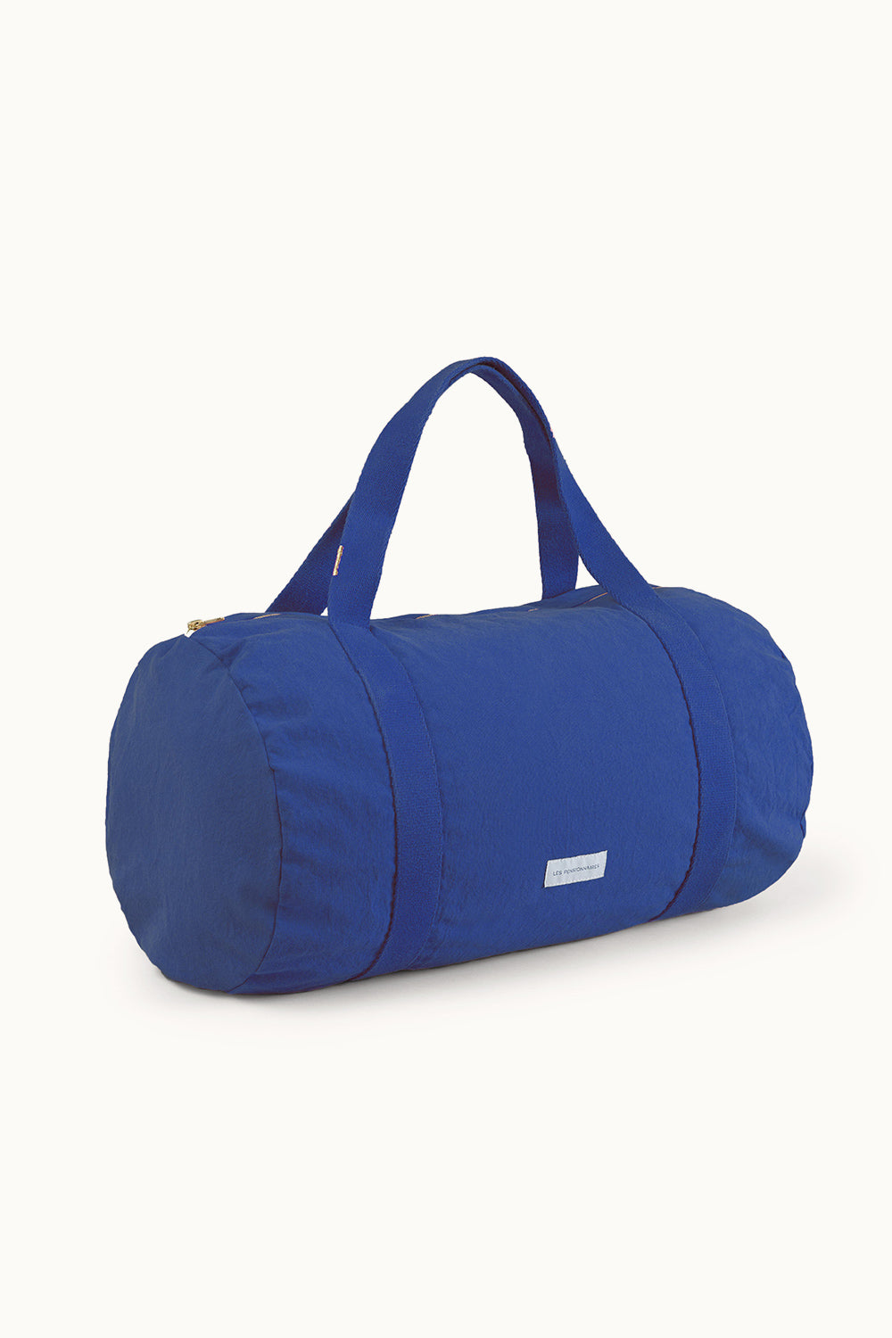 Weekender Bowling Bag | Bio-Baumwolle in Ultramarine Blue von Les Pensionnaires