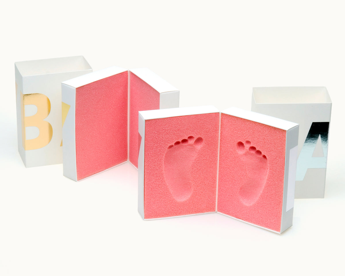Baby Fußabdruck-Set | Erinnerungs-Box von Marlies von Soden