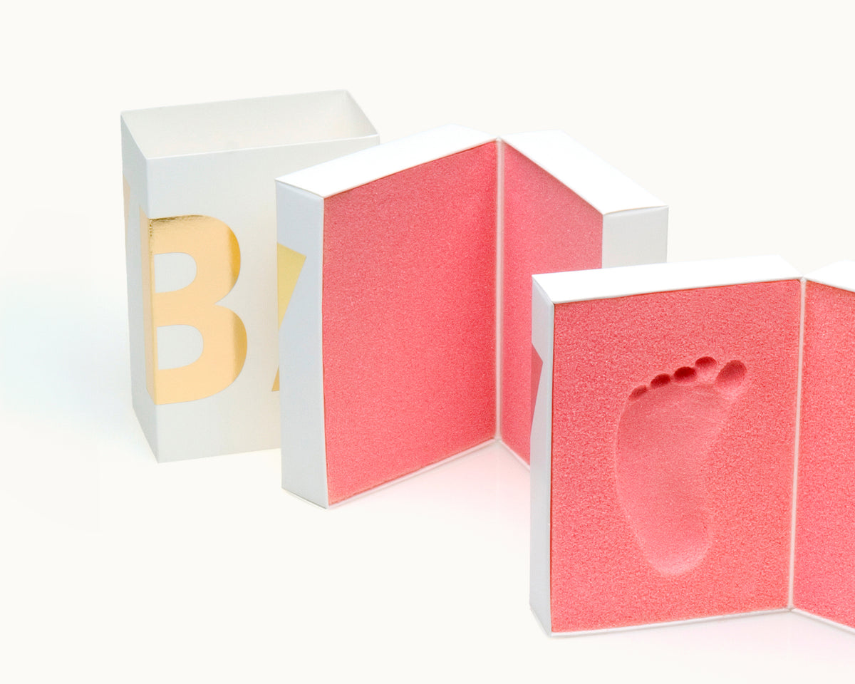 Baby Fußabdruck-Set | Erinnerungs-Box von Marlies von Soden