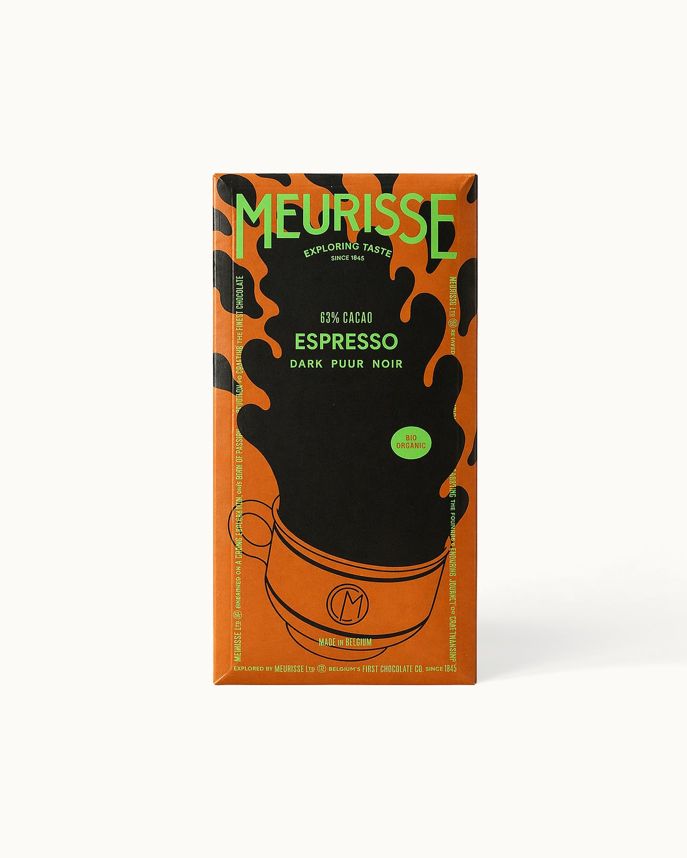 BIO Zartbitter-Schokolade | Espresso von Meurisse