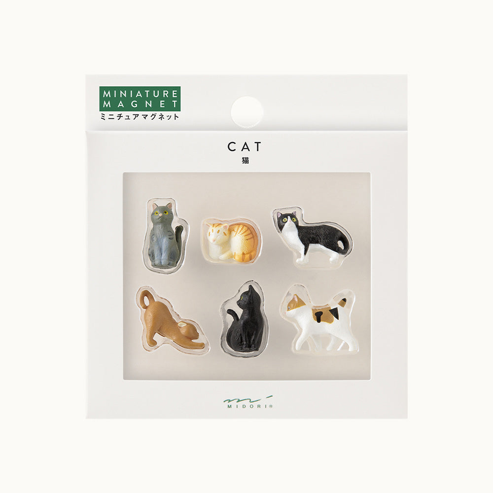 Magnete Mini Cats | 6er-Set von Midori