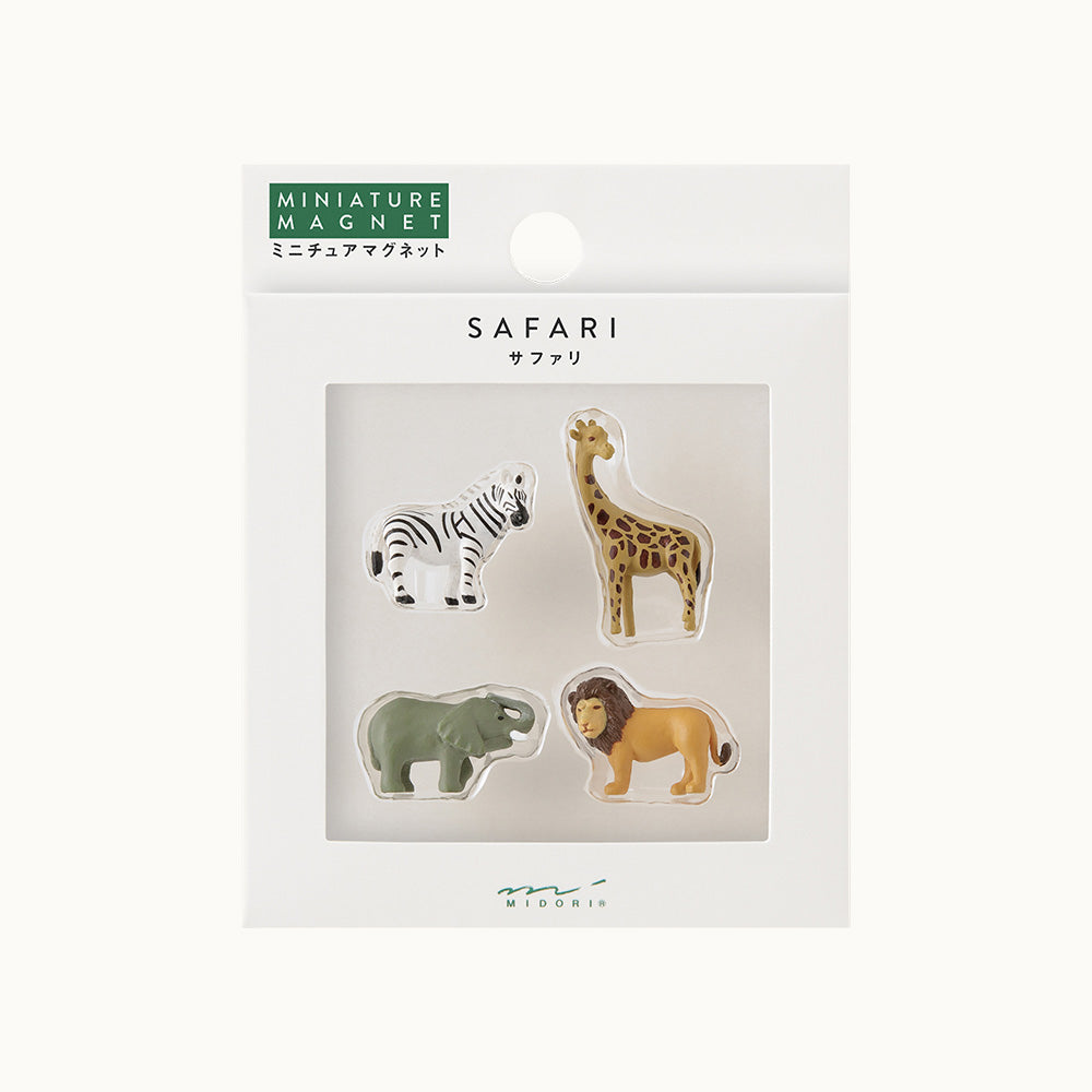 Magnete Mini Safari | 4er-Set von Midori