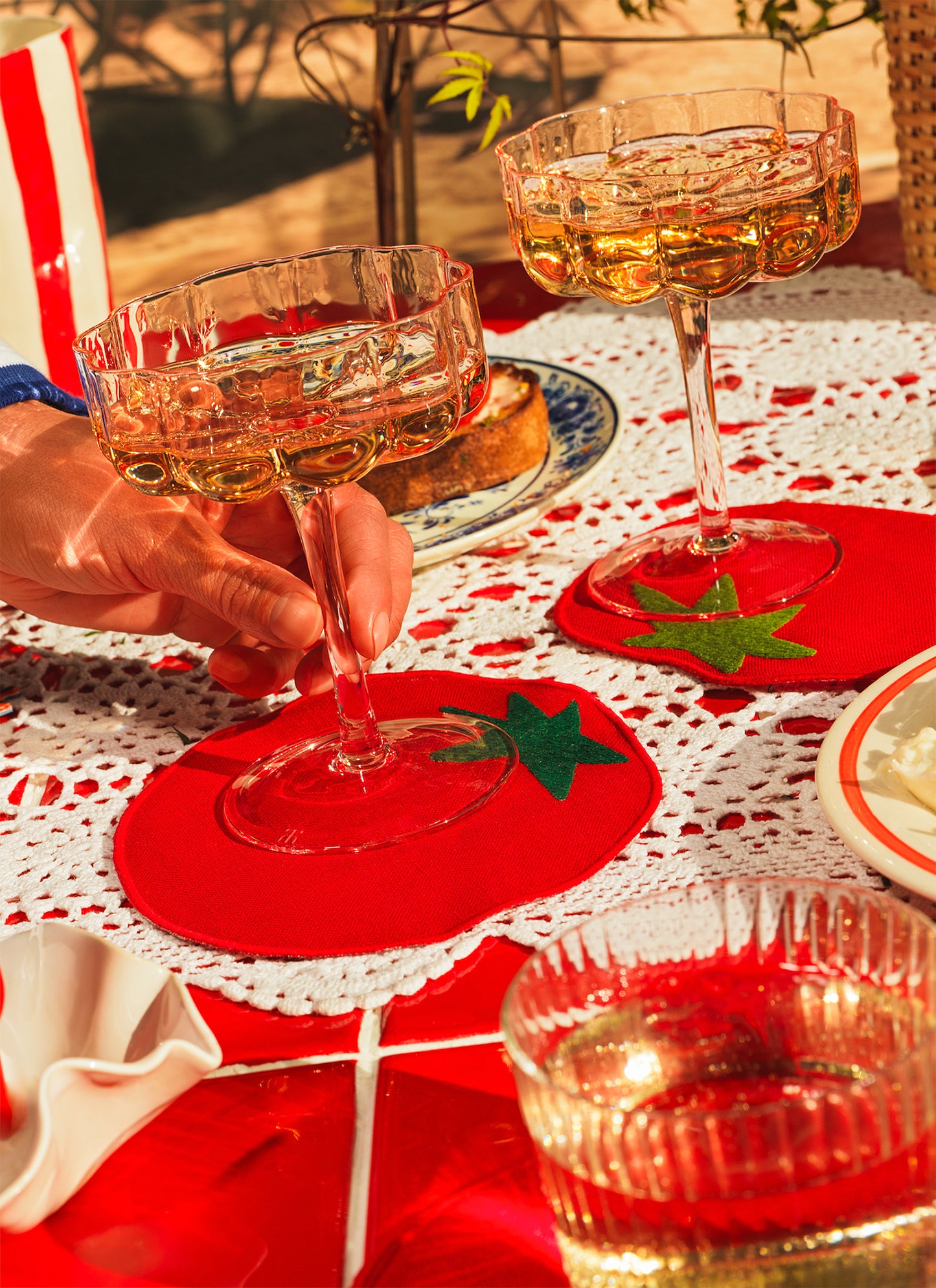 Cocktail-Servietten | Tomato von Piecework