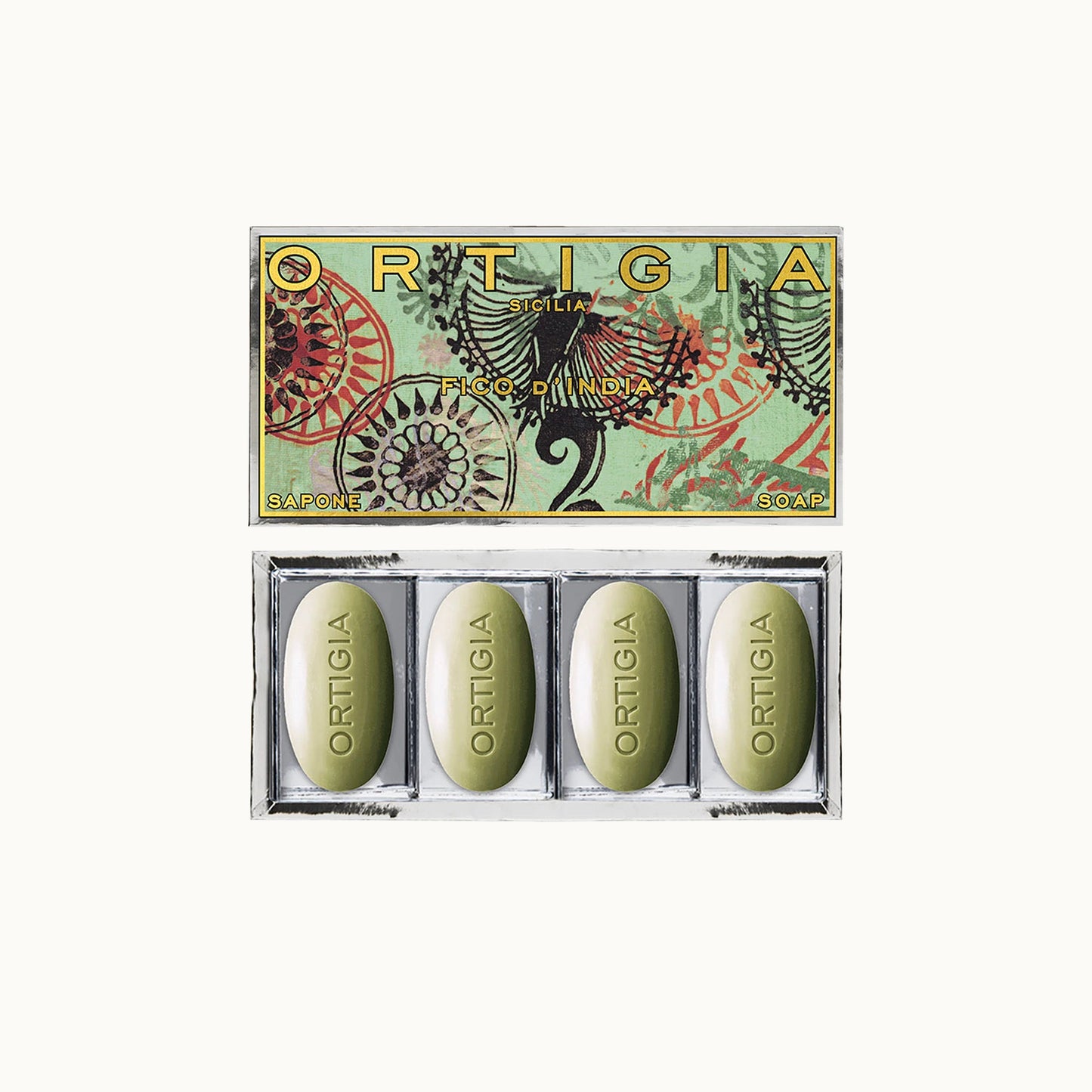 Seifen-Set in Schachtel 4x40g | Fico d'India von Ortigia