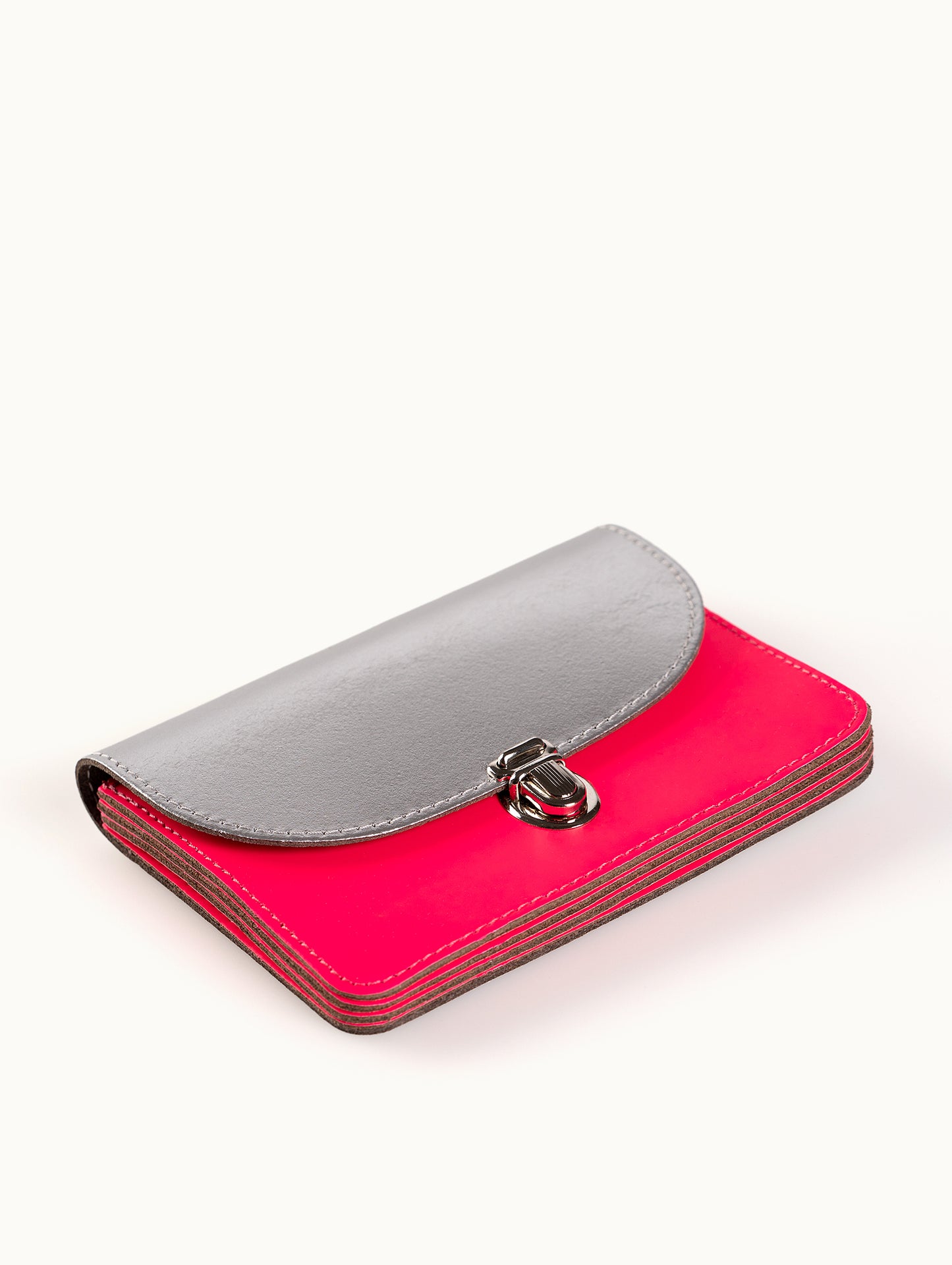 Geldbörse Borsa L | KONVOLUT-Edition in Pink-Silber von Papoutsi!