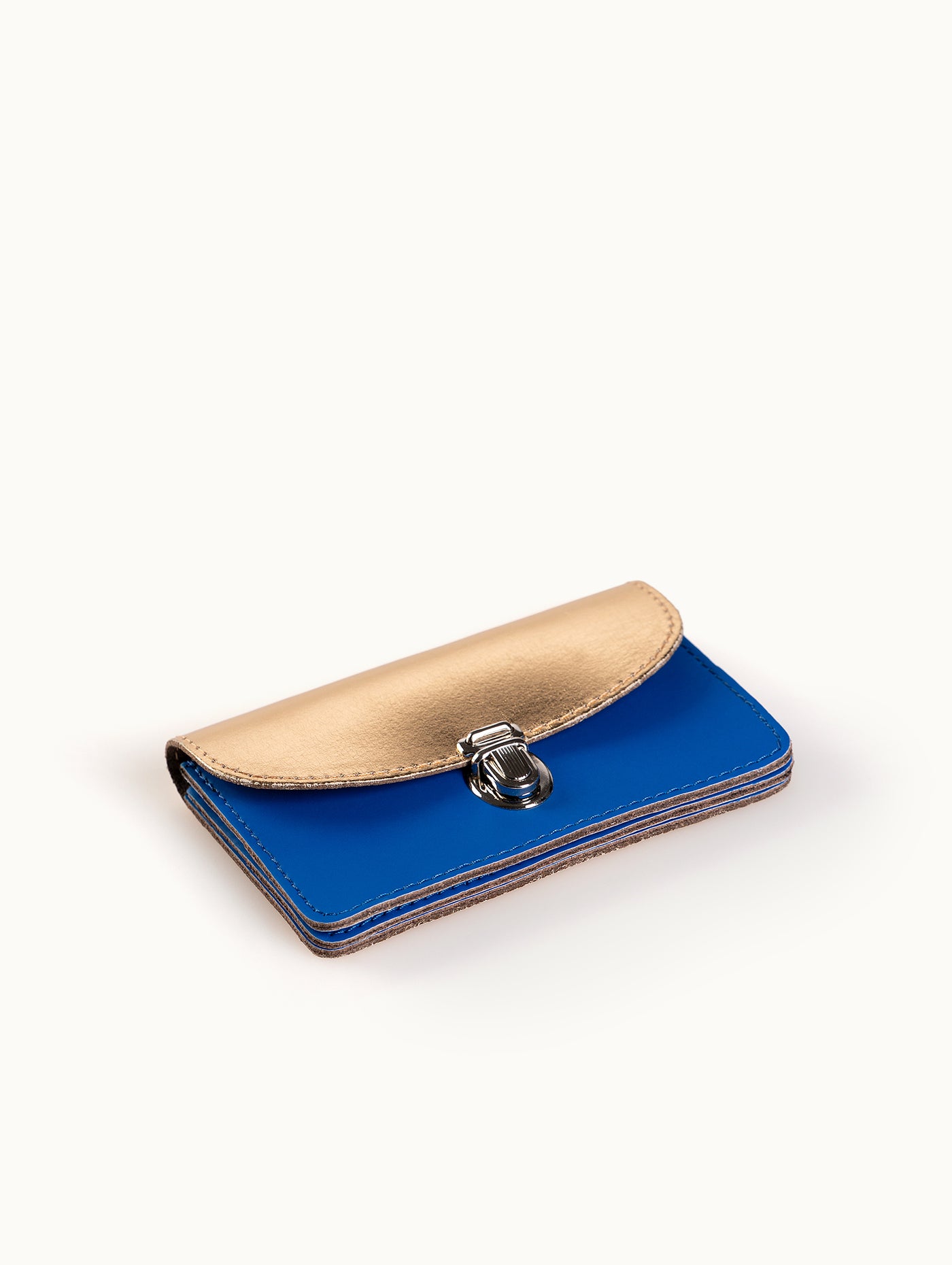 Geldbörse Borsa M | KONVOLUT Edition in Blau-Gold von Papoutsi!