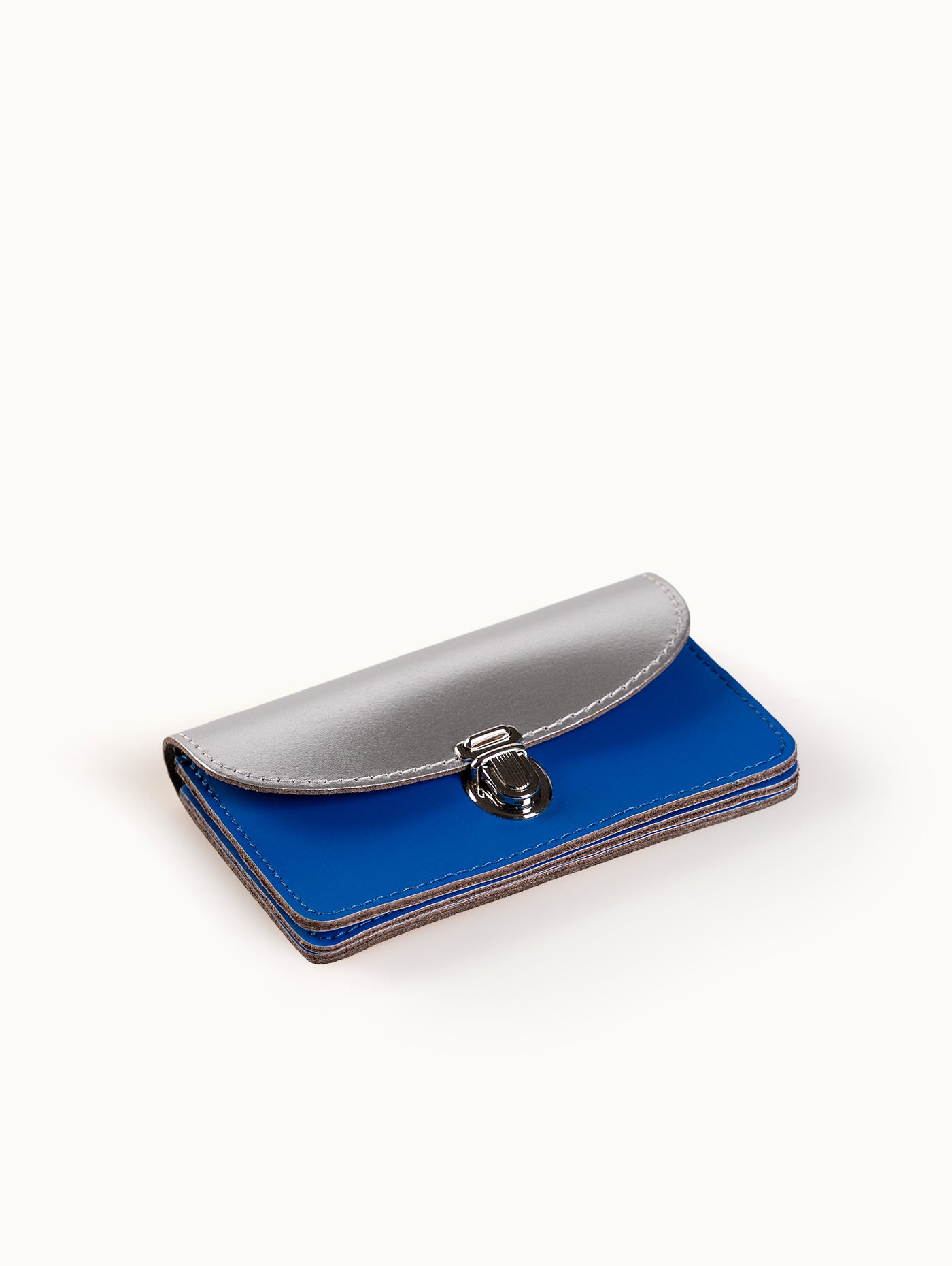 Geldbörse Borsa M | KONVOLUT Edition in Blau-Silber von Papoutsi!