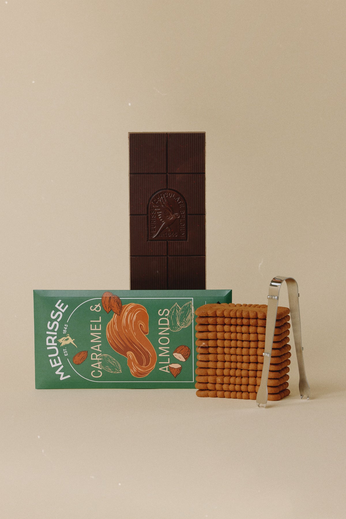 BIO Zartbitter-Schokolade | Karamellisierte Mandeln von Meurisse