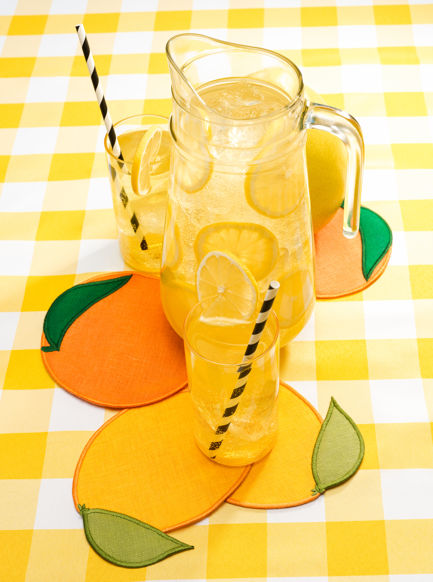 Cocktail-Servietten | Citrus von Piecework
