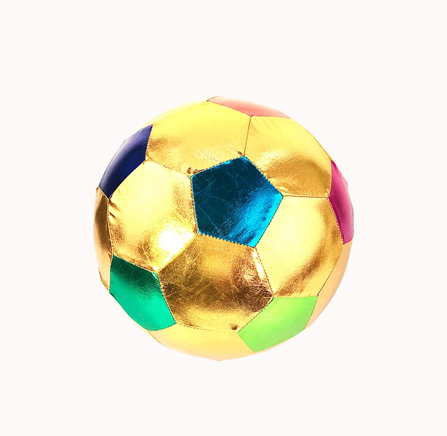 Stoffball Fußball Gold | Ø 22 cm von Ratatam