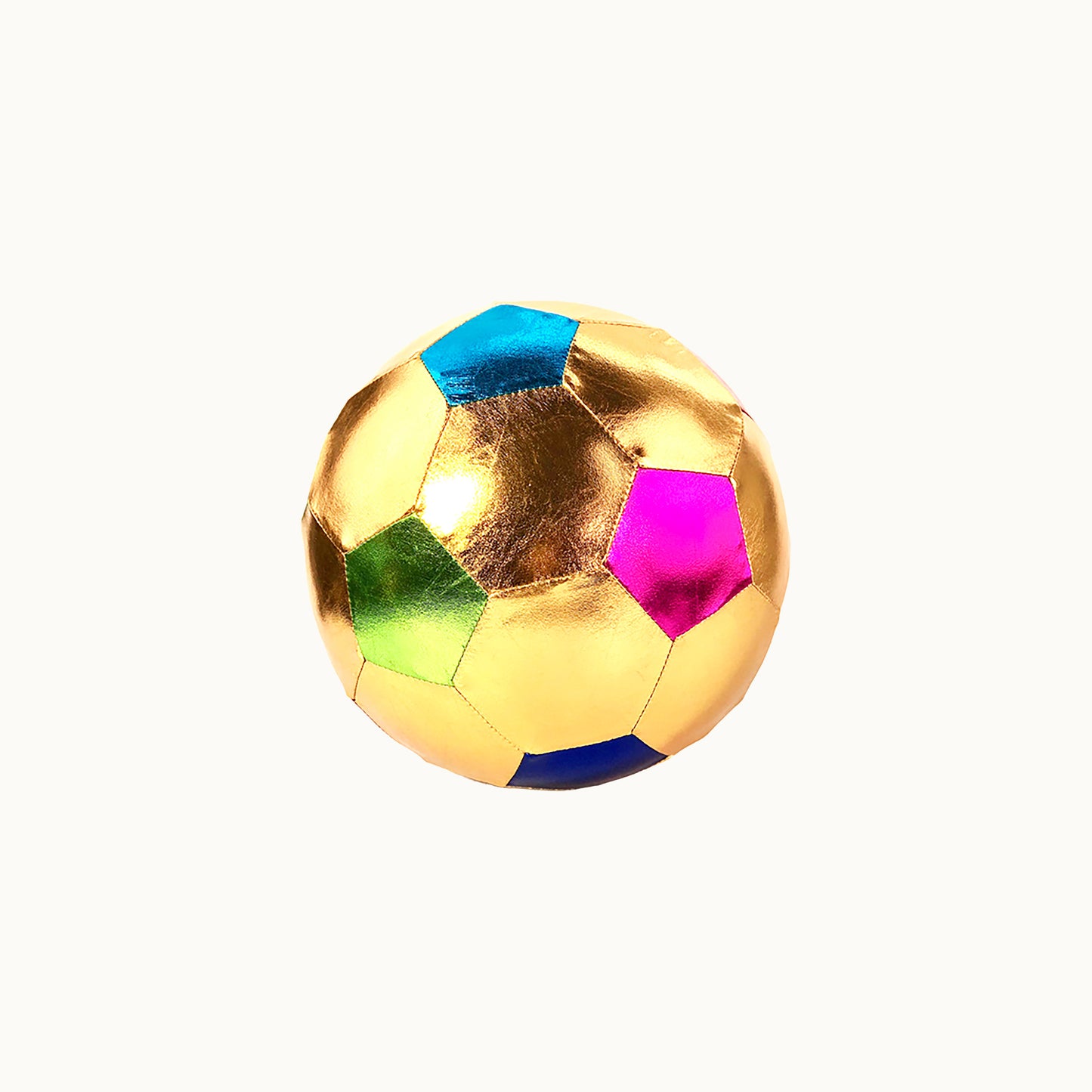 Stoffball Fußball Gold | Ø 22 cm von Ratatam