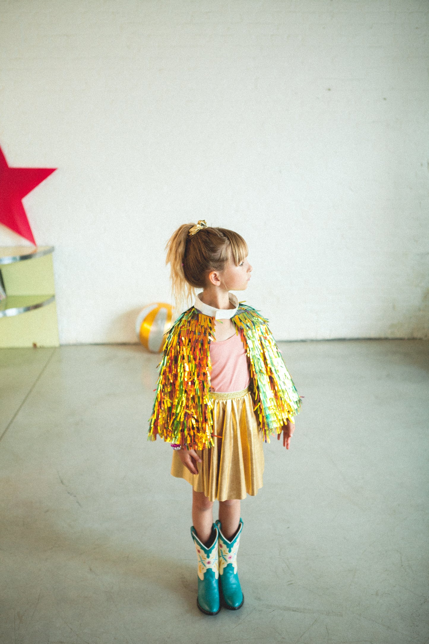 Kinder-Cape Holographic | Gold von Ratatam