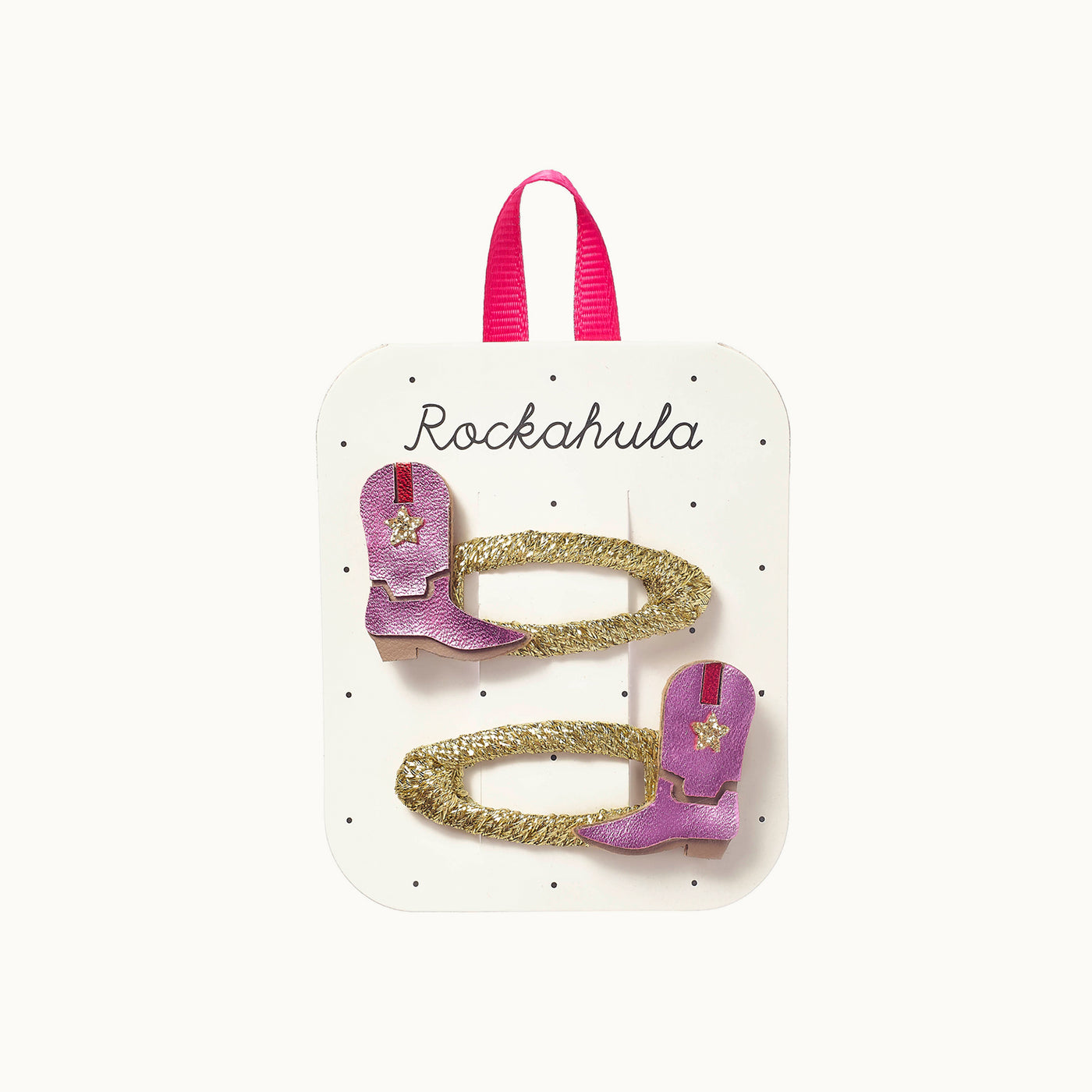 Haarspangen Dolly Disco Cowgirl Boots 2er-Set von Rockahula