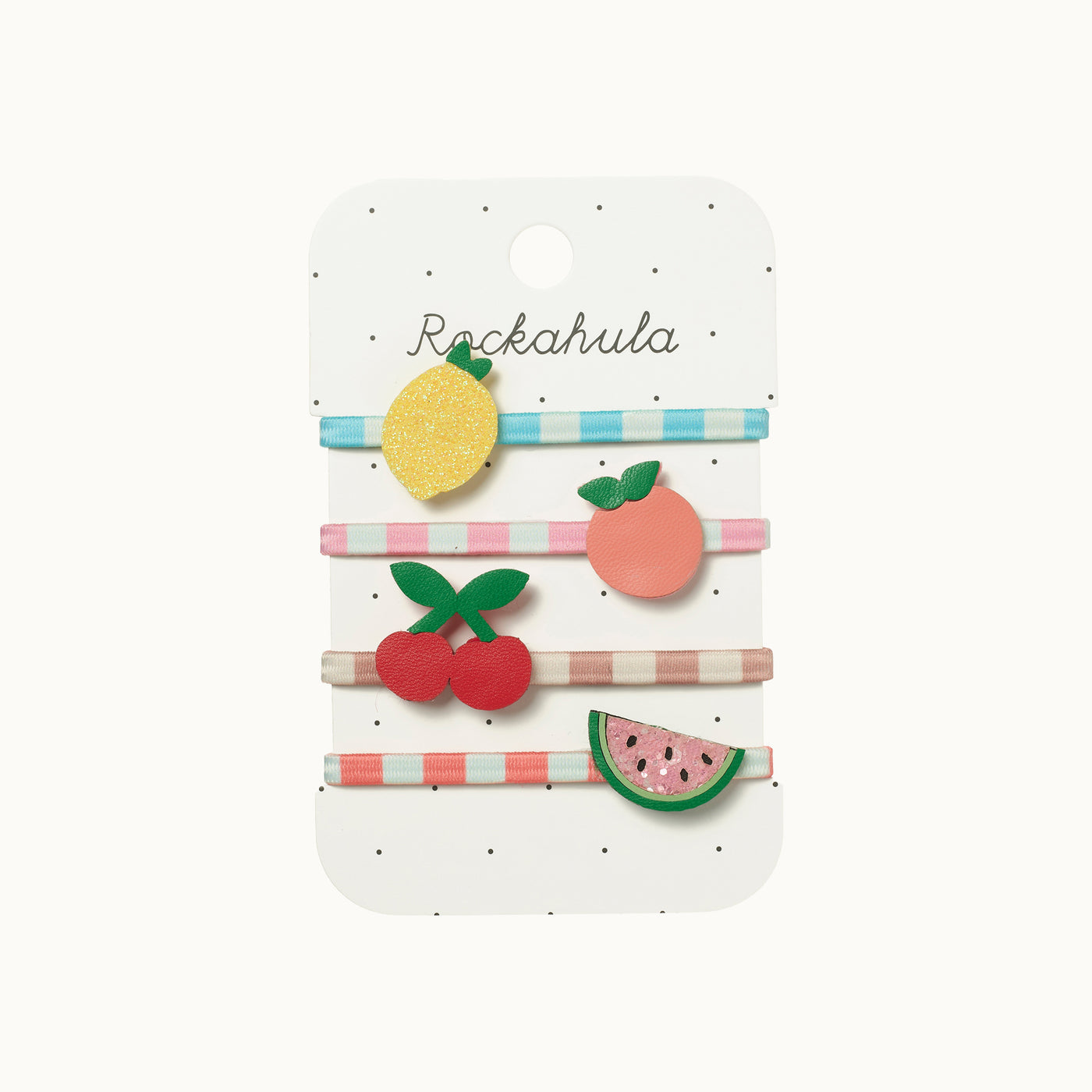Haargummis Tutti Frutti 4er-Set | Rockahula