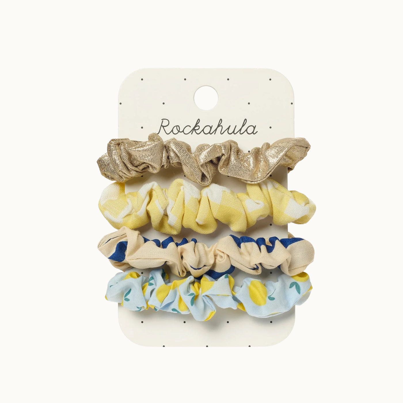 Scrunchie-Set Lemon Drop 4er-Set von Rockahula