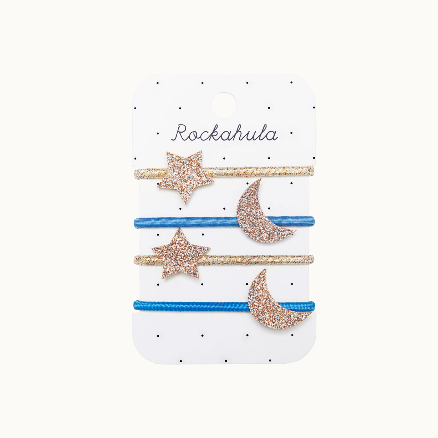 Haargummis Mond und Sterne 4er-Set von Rockahula