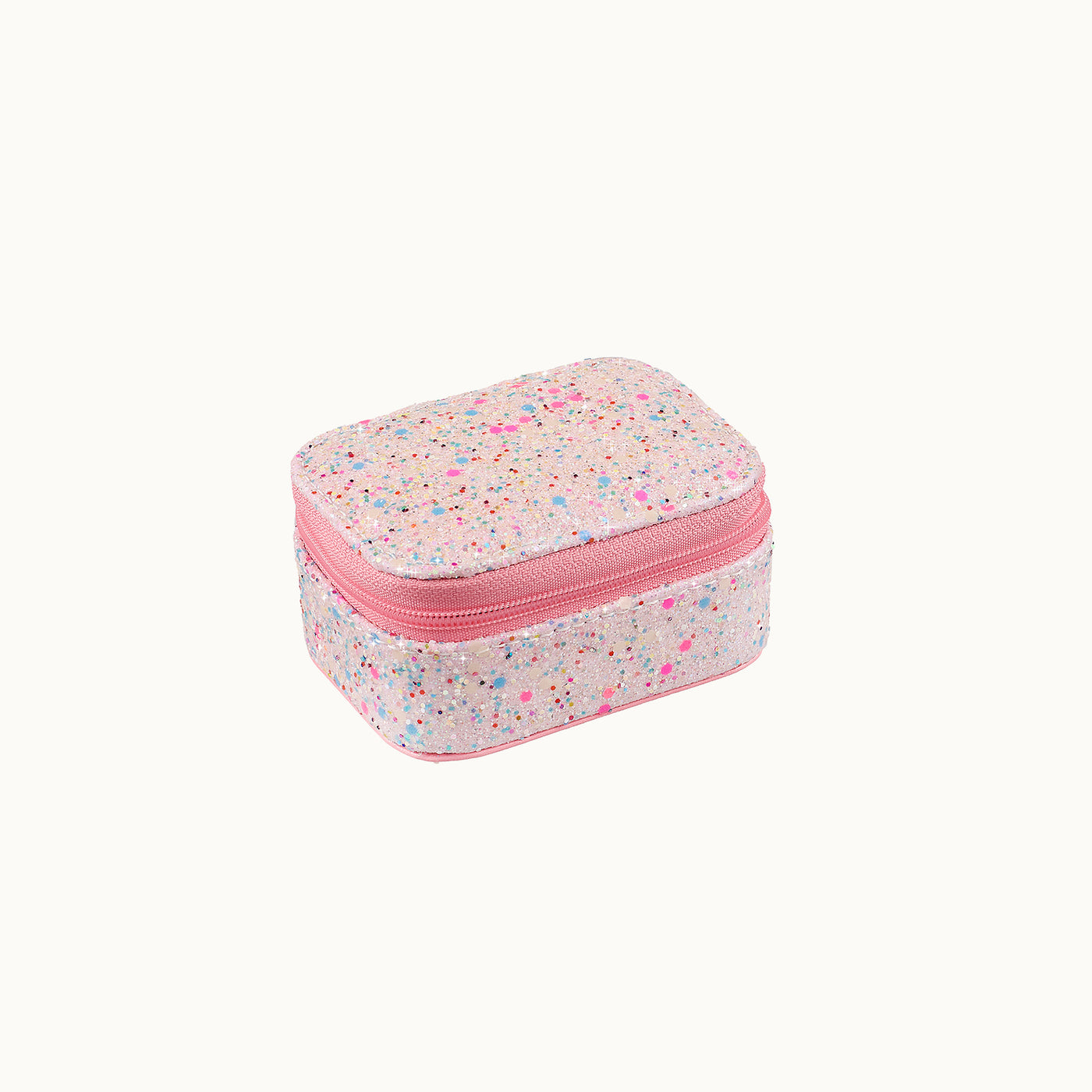 Mini-Schmuckkästchen Confetti Glitzer | Pink von Rockahula