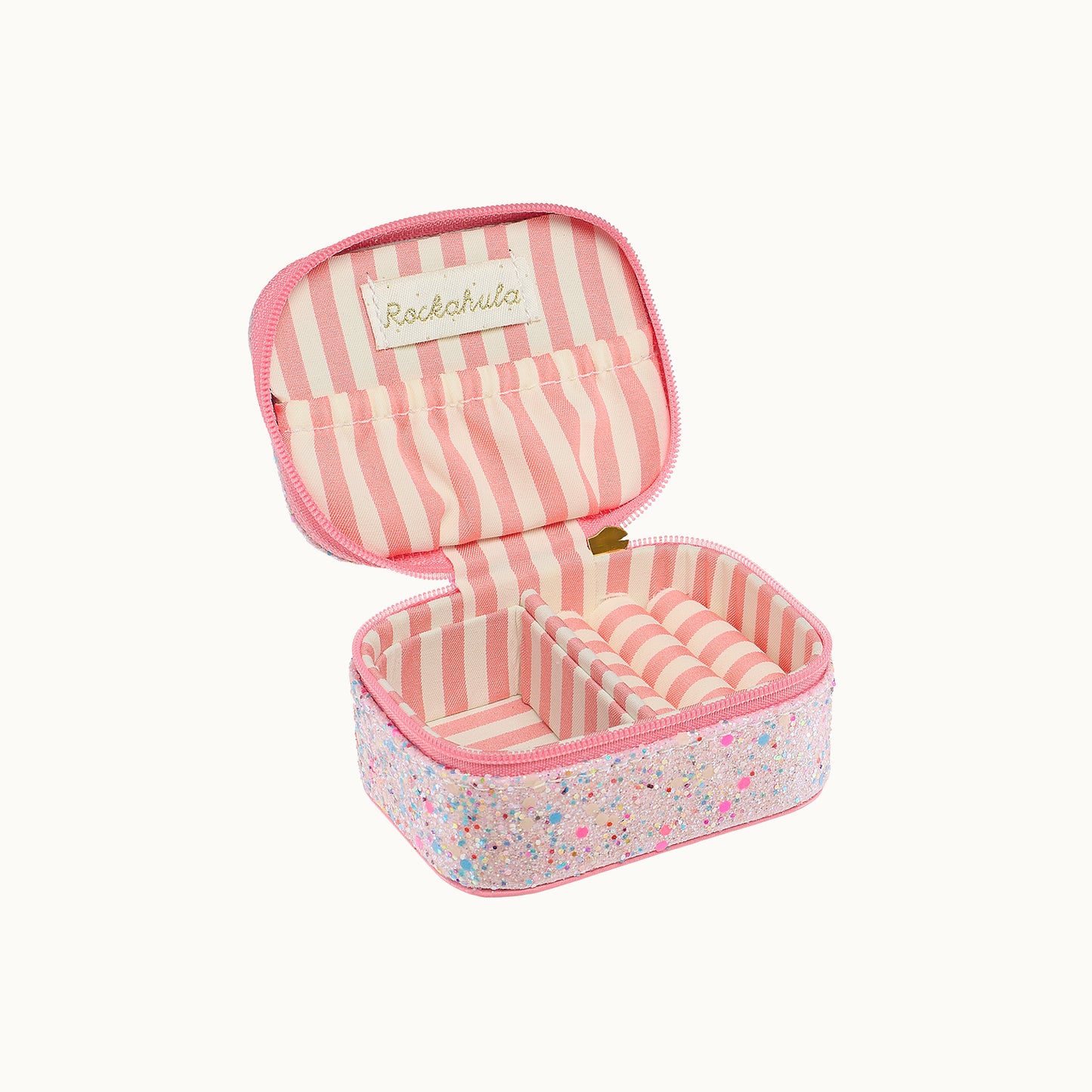Mini-Schmuckkästchen Confetti Glitzer | Pink von Rockahula