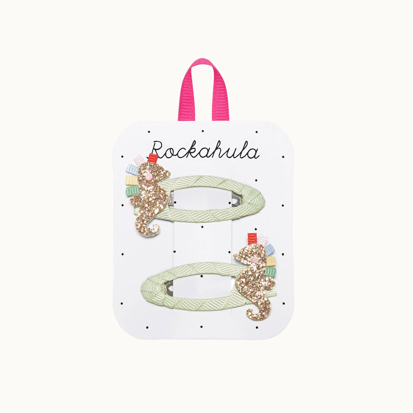 Haarspangen Regenbogen Seepferdchen 2er-Set von Rockahula