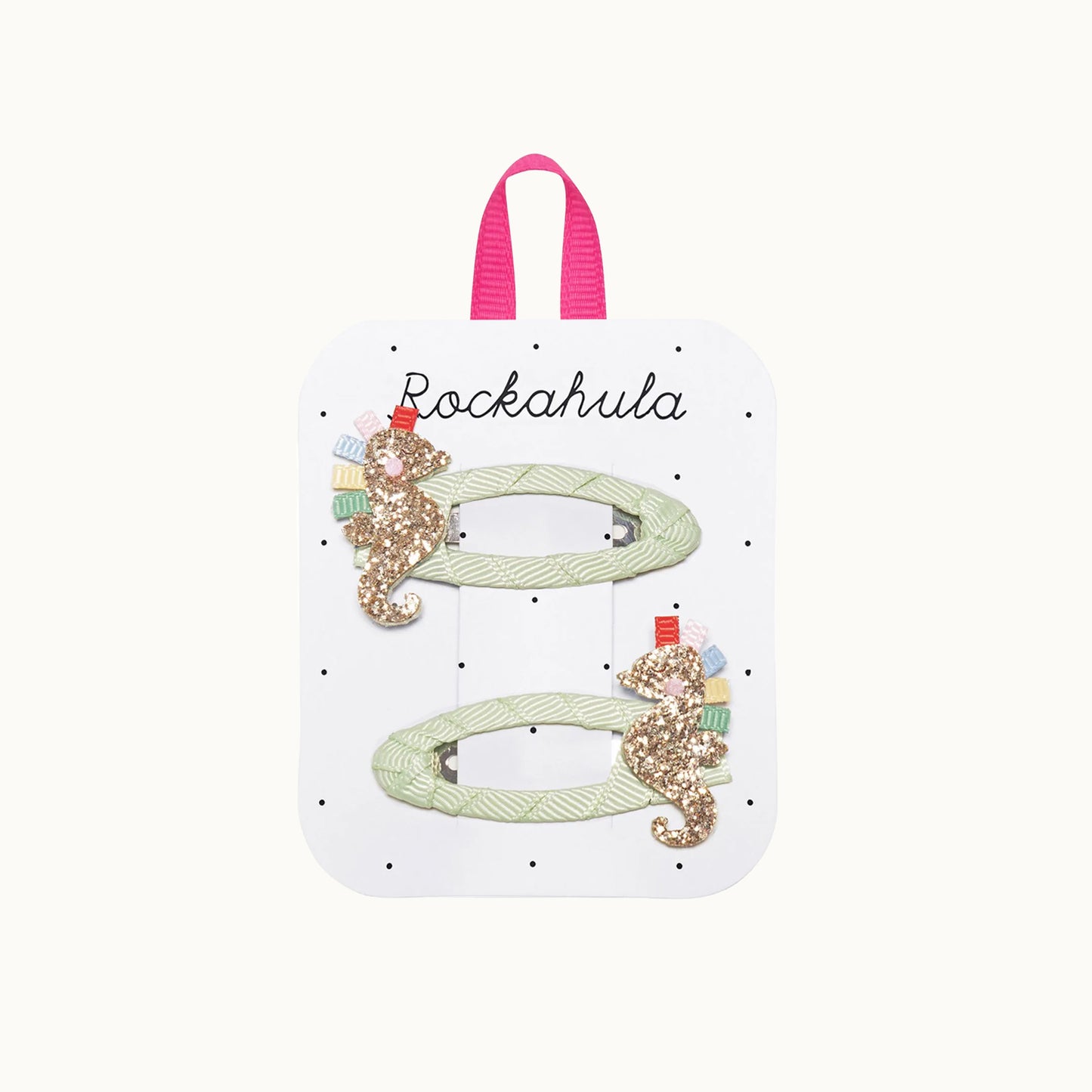 Haarspangen Regenbogen Seepferdchen 2er-Set von Rockahula
