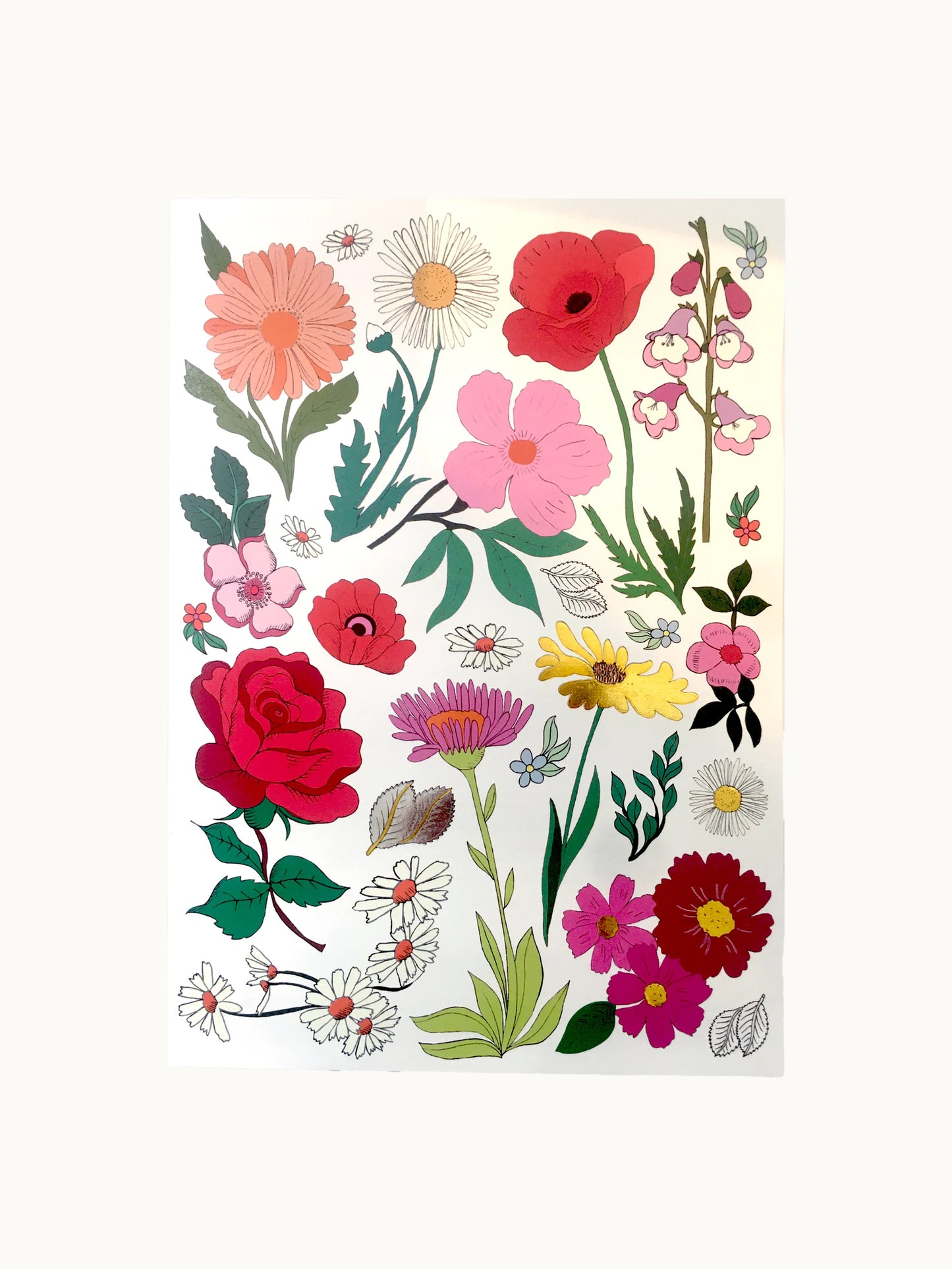 Temporäre Tattoos Flowers | Handgezeichnet von Rosie Wonders