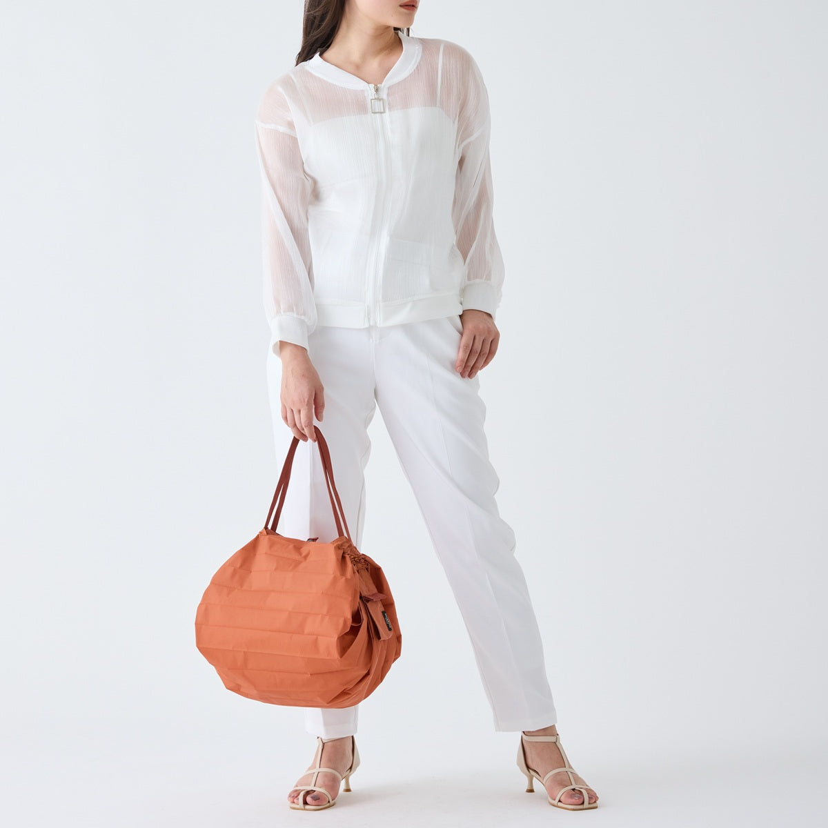 Shupatto | Faltbarer Einkaufsbeutel M | Brick Brown