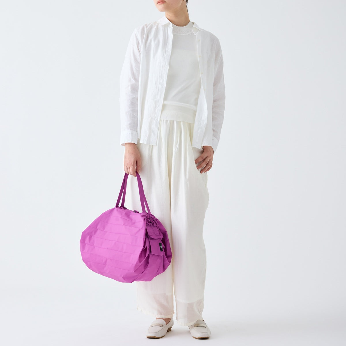 Shupatto | Faltbarer Einkaufsbeutel M | Peony Petal