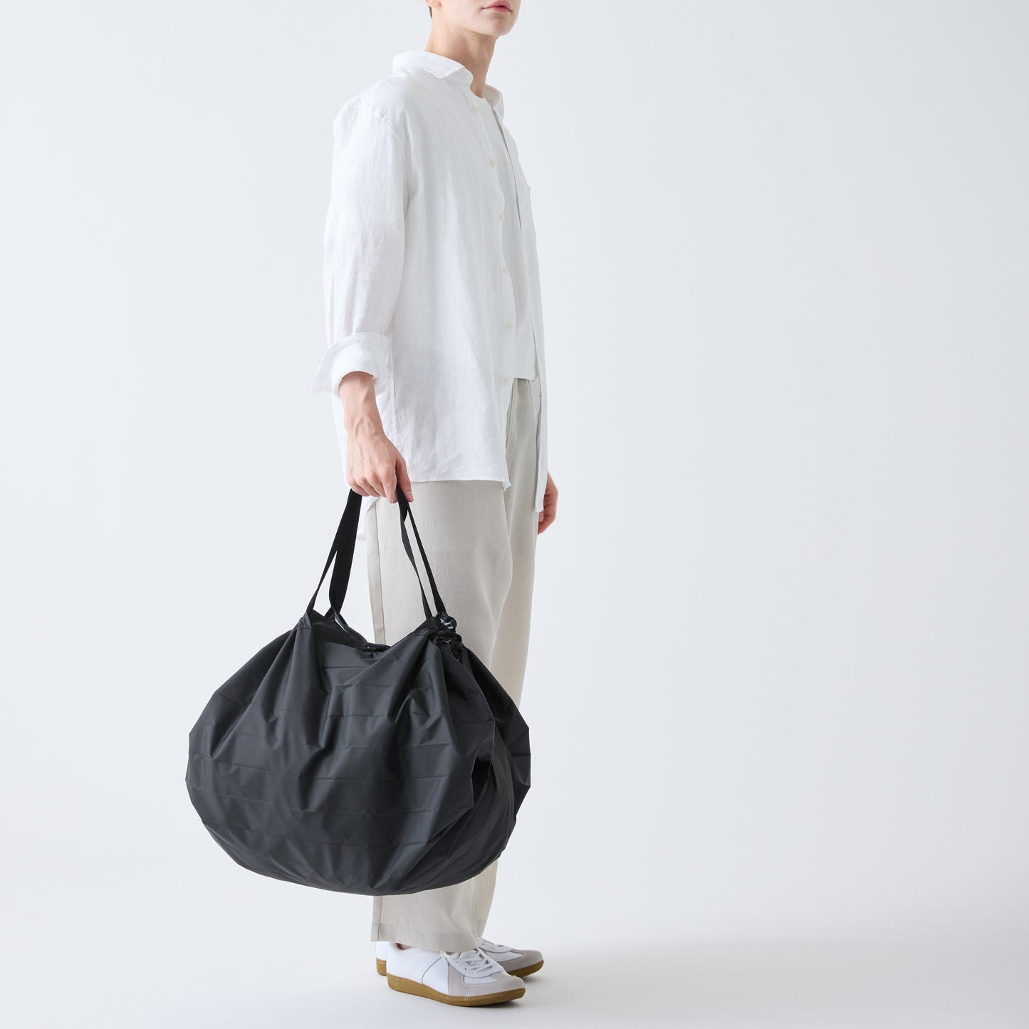 Shupatto | Faltbarer Einkaufsbeutel L | Jet Black