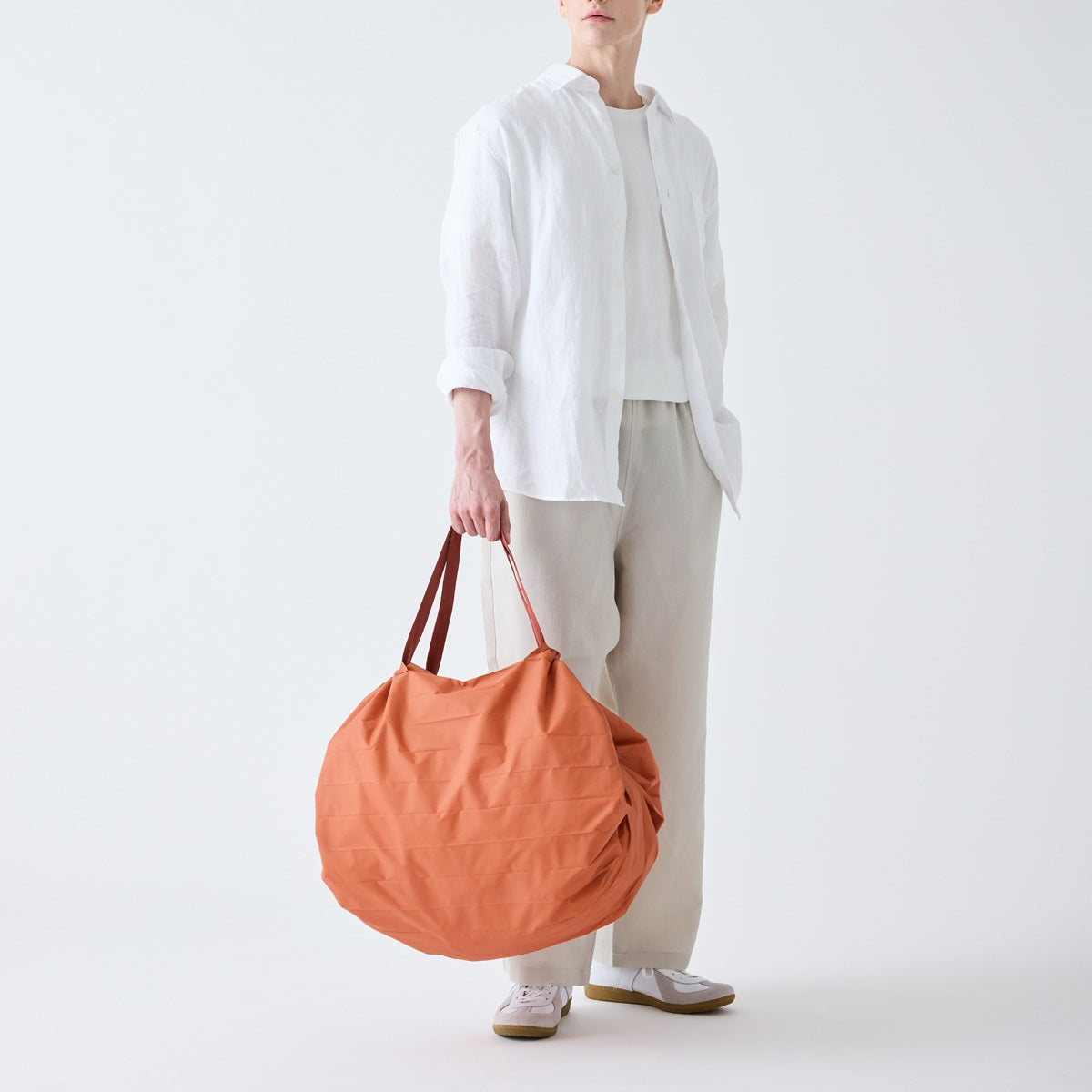 Shupatto | Faltbarer Einkaufsbeutel L | Brick Brown