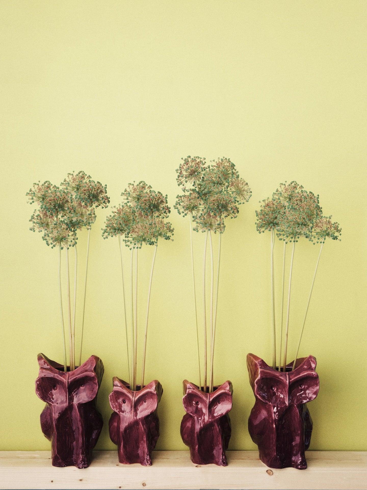 MARNI Vase Owl „After Midnight“ XS in Aubergine von SERAX
