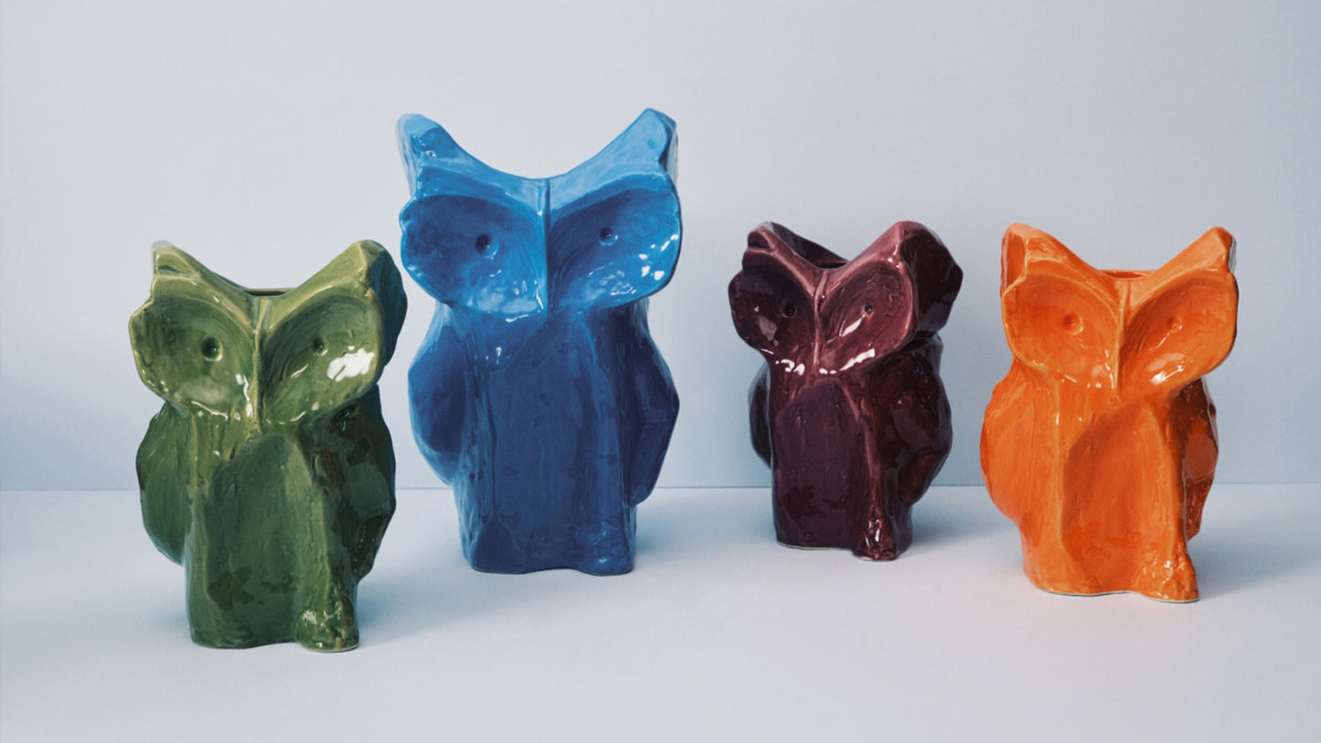MARNI Vase Owl „After Midnight“ S in Orange von SERAX
