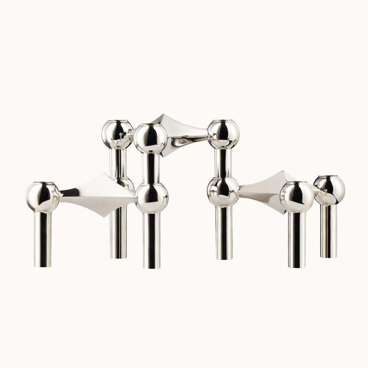 Kerzenhalter Chrom | 3er-Set von STOFF Nagel