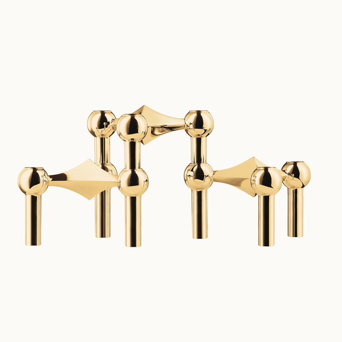 Kerzenhalter Messing | 3er-Set von STOFF Nagel